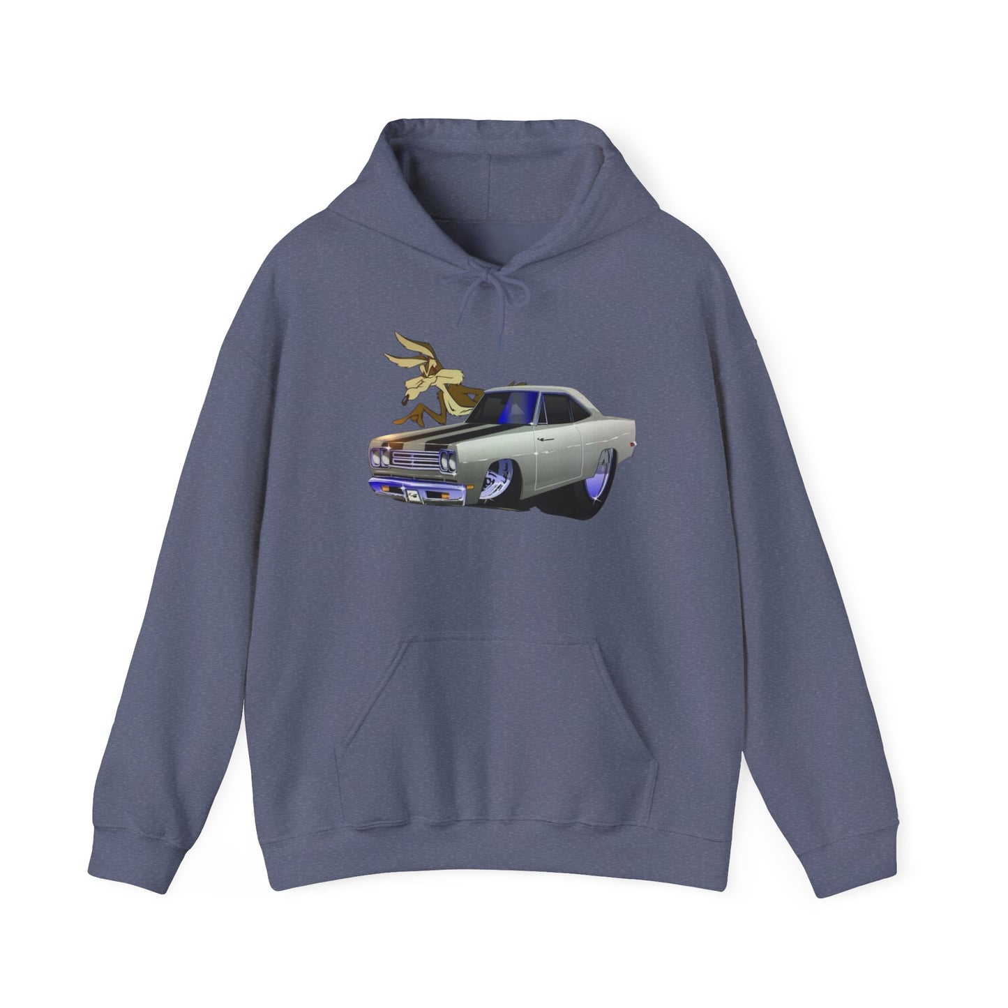 Plymouth Roadrunner Classic Graphic Hoodie NEW Unisex Heavy Hooded Sweatshirt