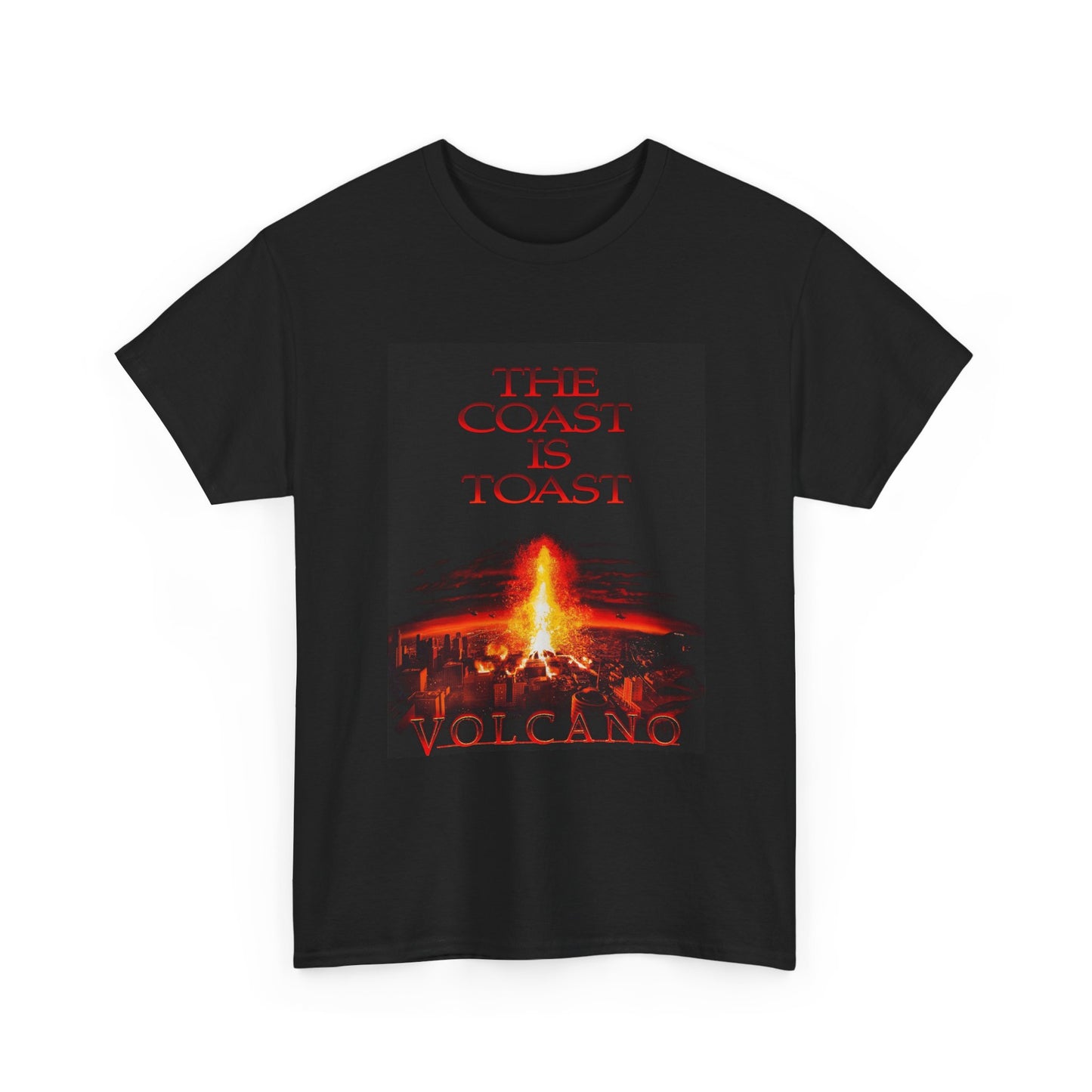 Volcano Movie Poster Tshirt Vintage Graphic Retro 90s Unisex Heavy Cotton Tee
