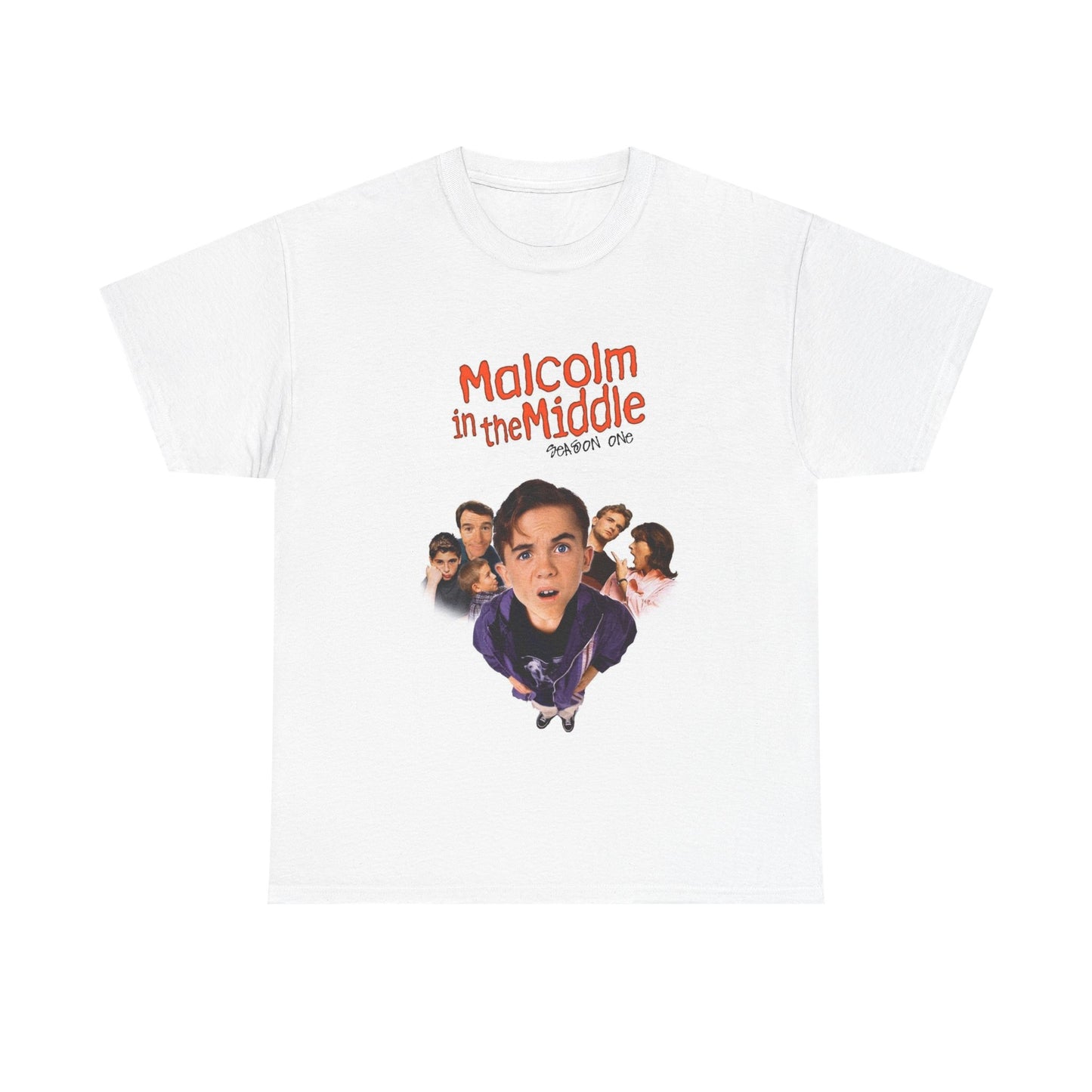 Malcom In The Middle Shirt Poster Retro Unisex Heavy Cotton Tee