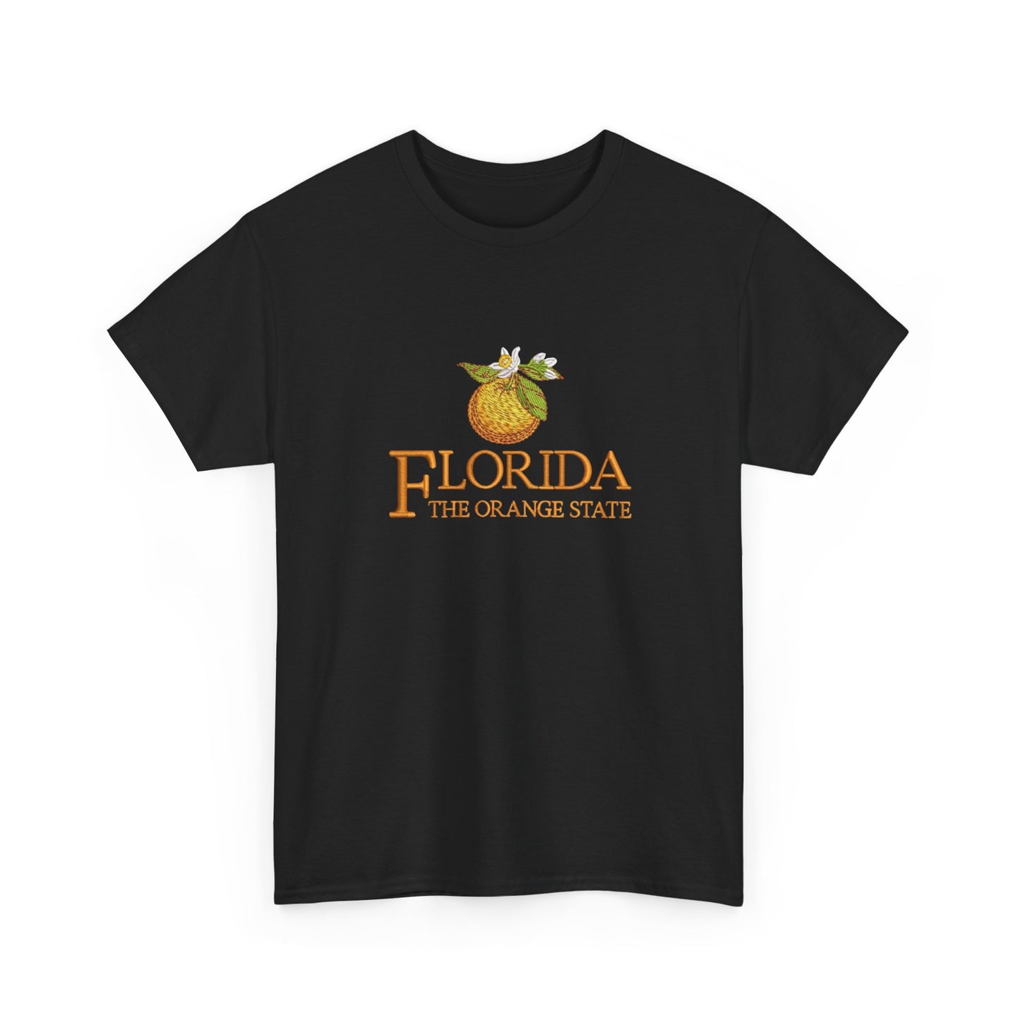 Florida The Orange State Graphic T Shirt NEW Unisex Heavy Cotton Tee
