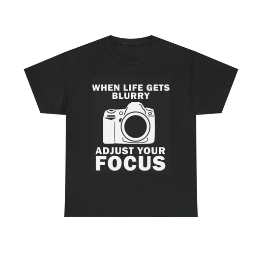 Photography T Shirt Funny Camera Graphic Unisex Heavy Cotton Tee