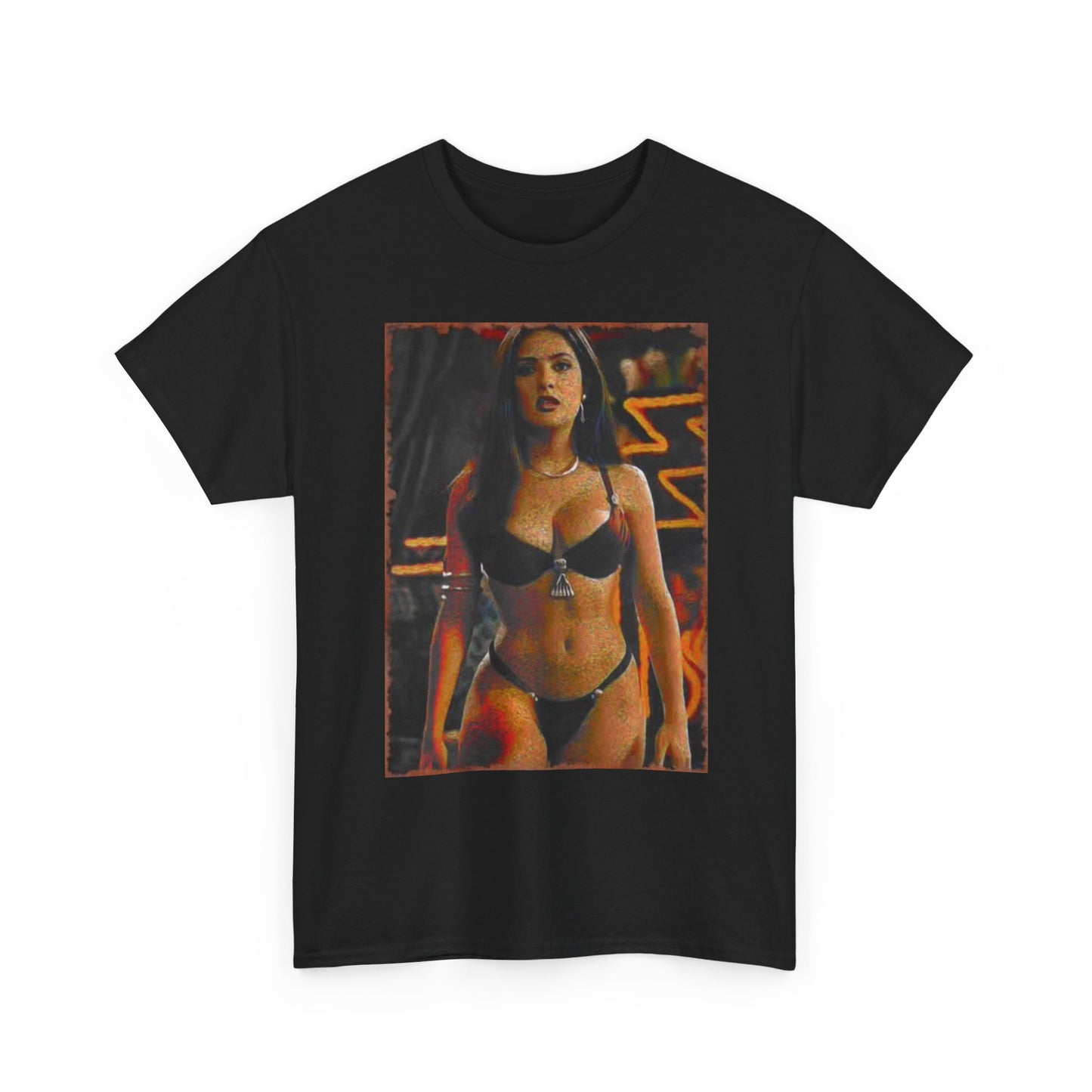 Selma Hayak Graphic T Shirt Vintage Bikini Model Unisex Heavy Cotton Tee