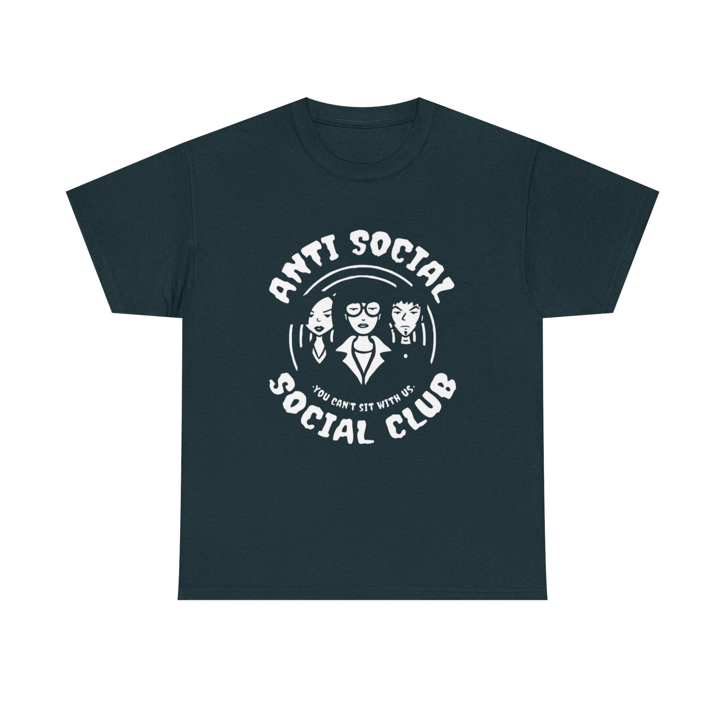 Anti Social Club Graphic T Shirt Unisex Heavy Cotton Tee