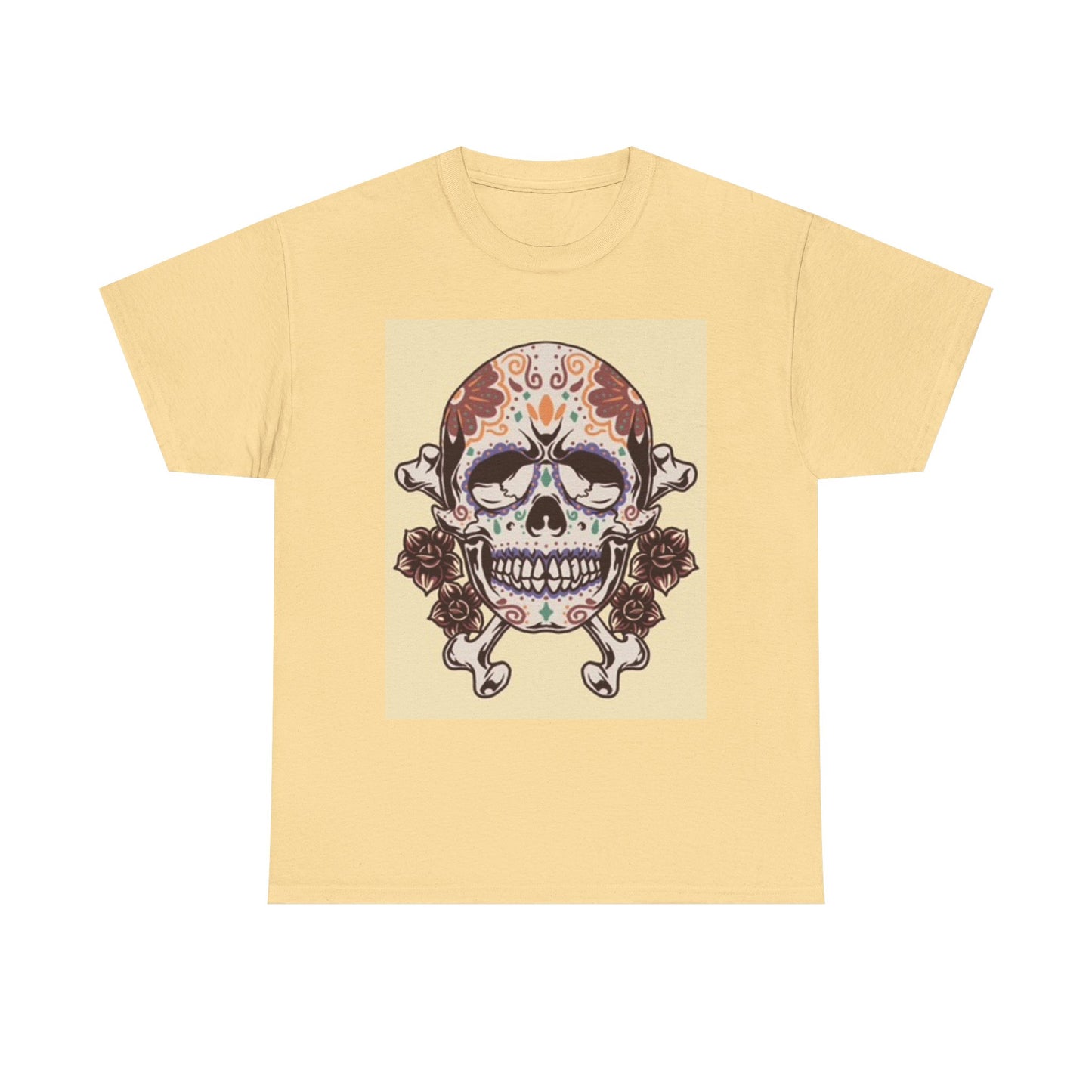 Day Of The Dead Tee, Vintage Art Graphic T-Shirt, Unisex Cotton Shirt, Dia De 5