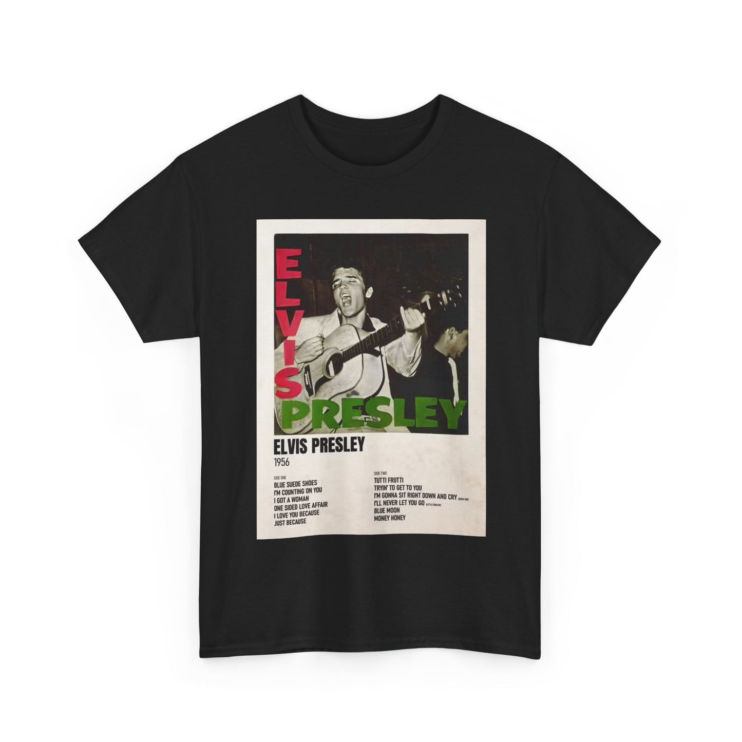 Elvis Presley T-shirt Vintage album cover merch Unisex Heavy Cotton Tee