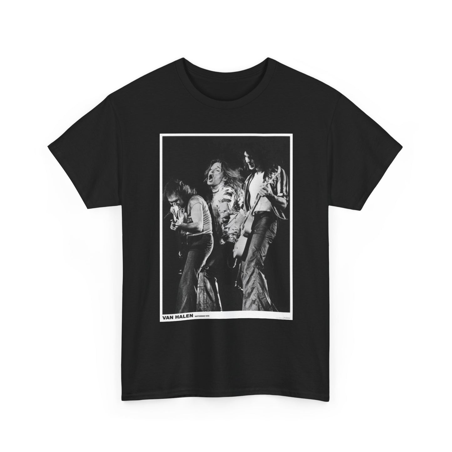 Van Halen Graphic T Shirt Vintage Photo Unisex Heavy Cotton Tee