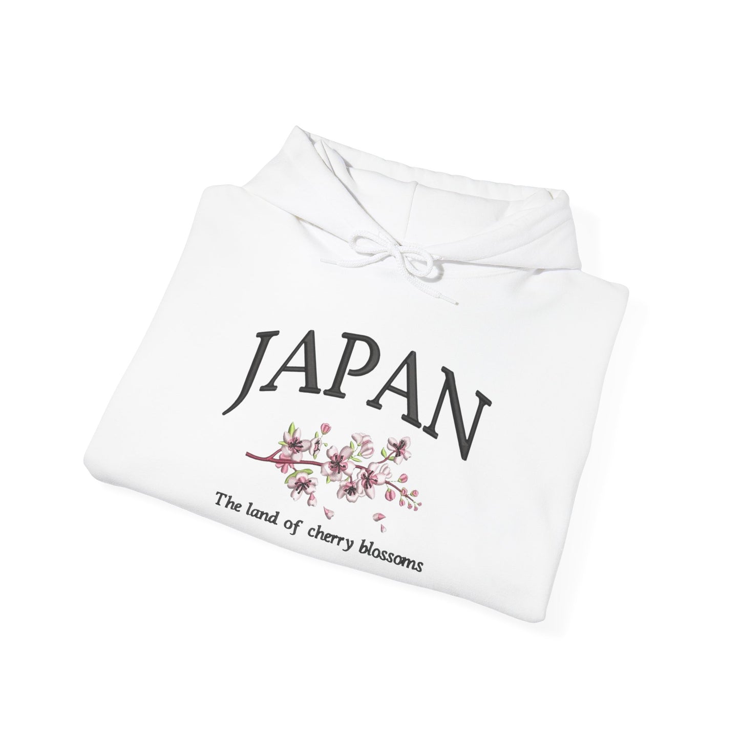 Japan The Land Of The Cherry Blossoms Graphic Hoodie Heavy Blend Sweatshirt NEW