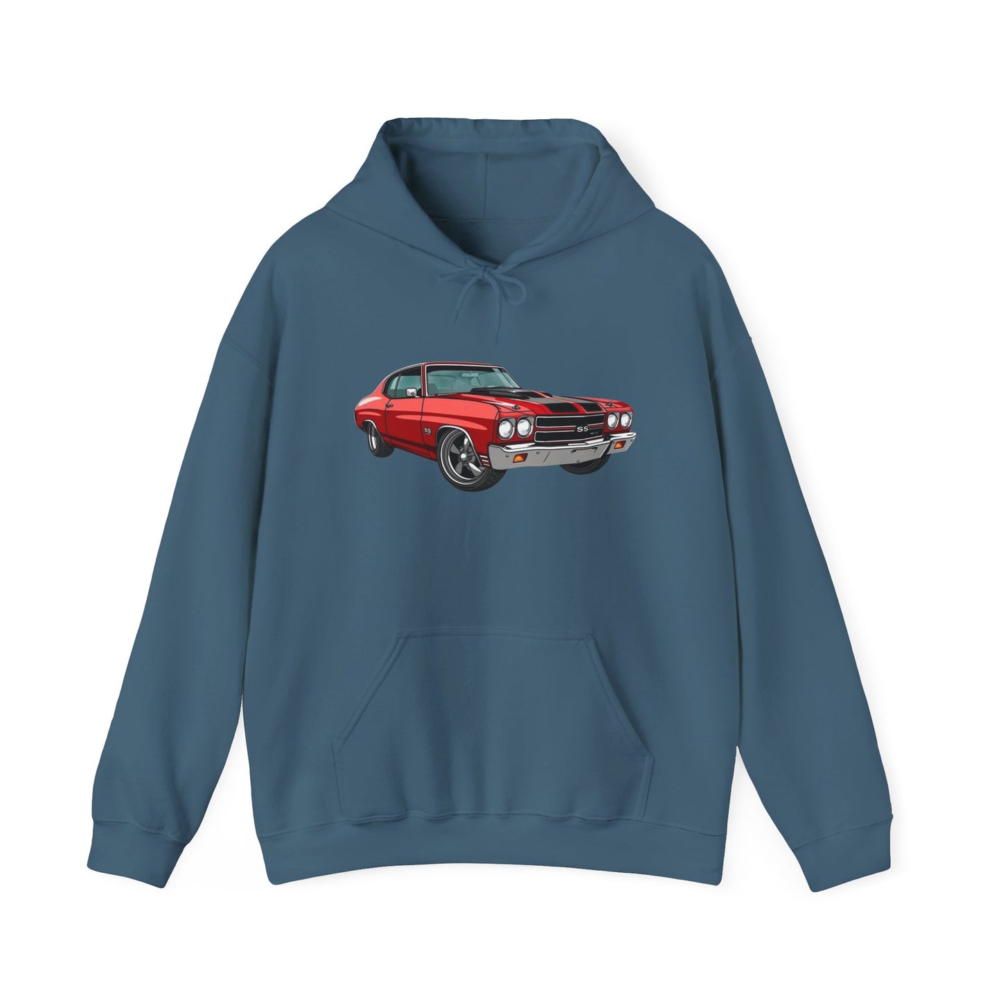 Chevelle SS Retro Muscle Classic Graphic Hoodie NEW Heavy Hooded Sweatshirt