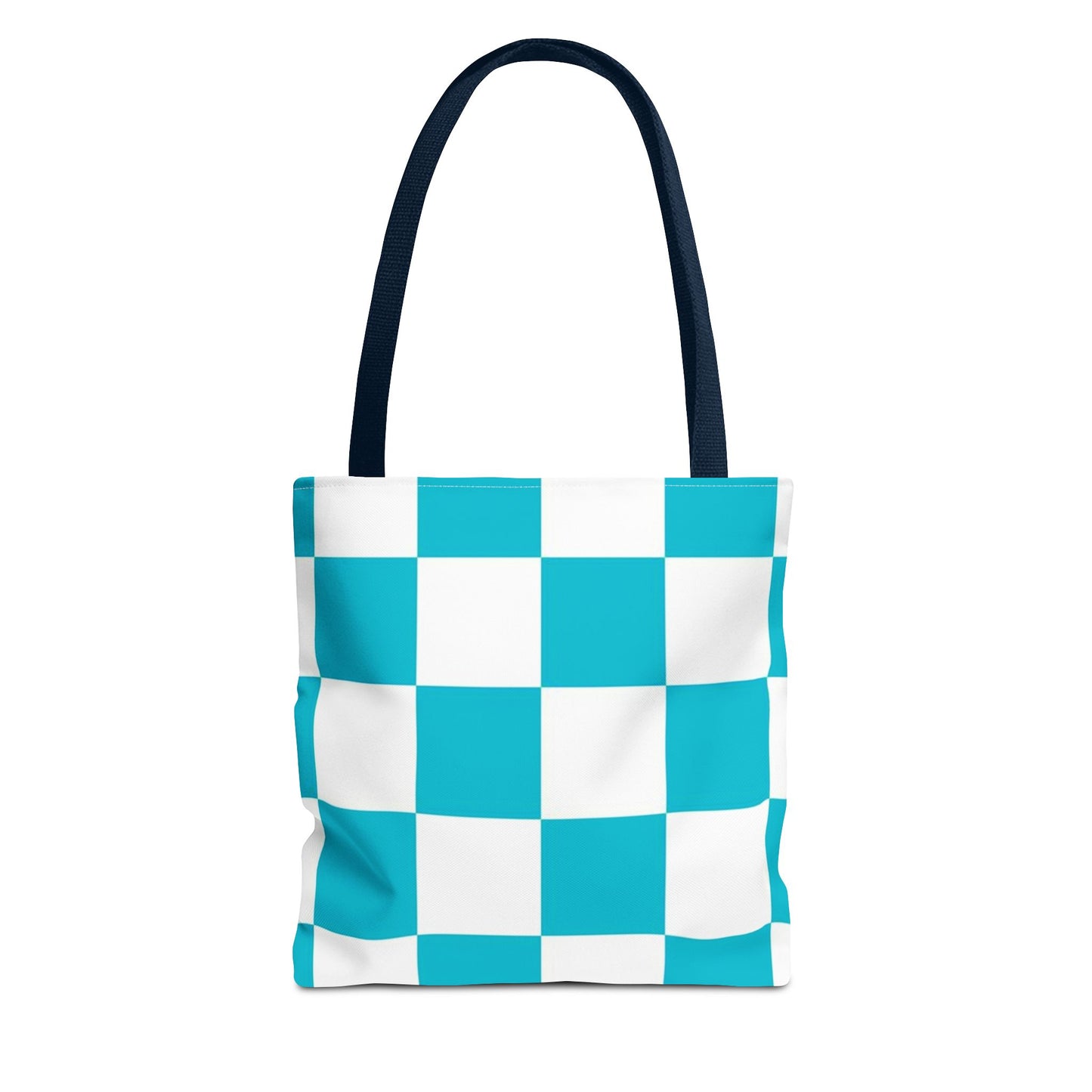 Turquoise Checkered BRAND NEW Purse - Pocketbook - Travel Tote BagTote Bag (AOP)