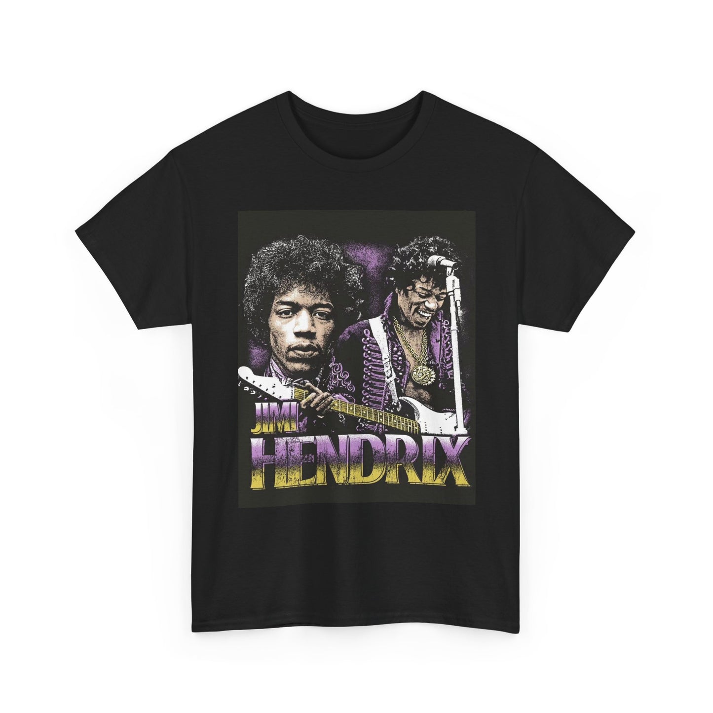 Jimi Hendrix Graphic Shirt Apparel BRAND NEW Unisex Heavy Cotton Tee