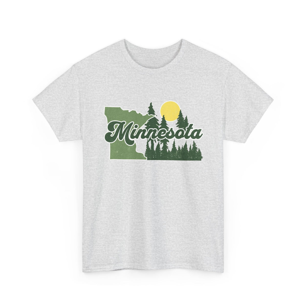 Minnesota Forrest Graphic T Shirt Men's Heavy Cotton Tee