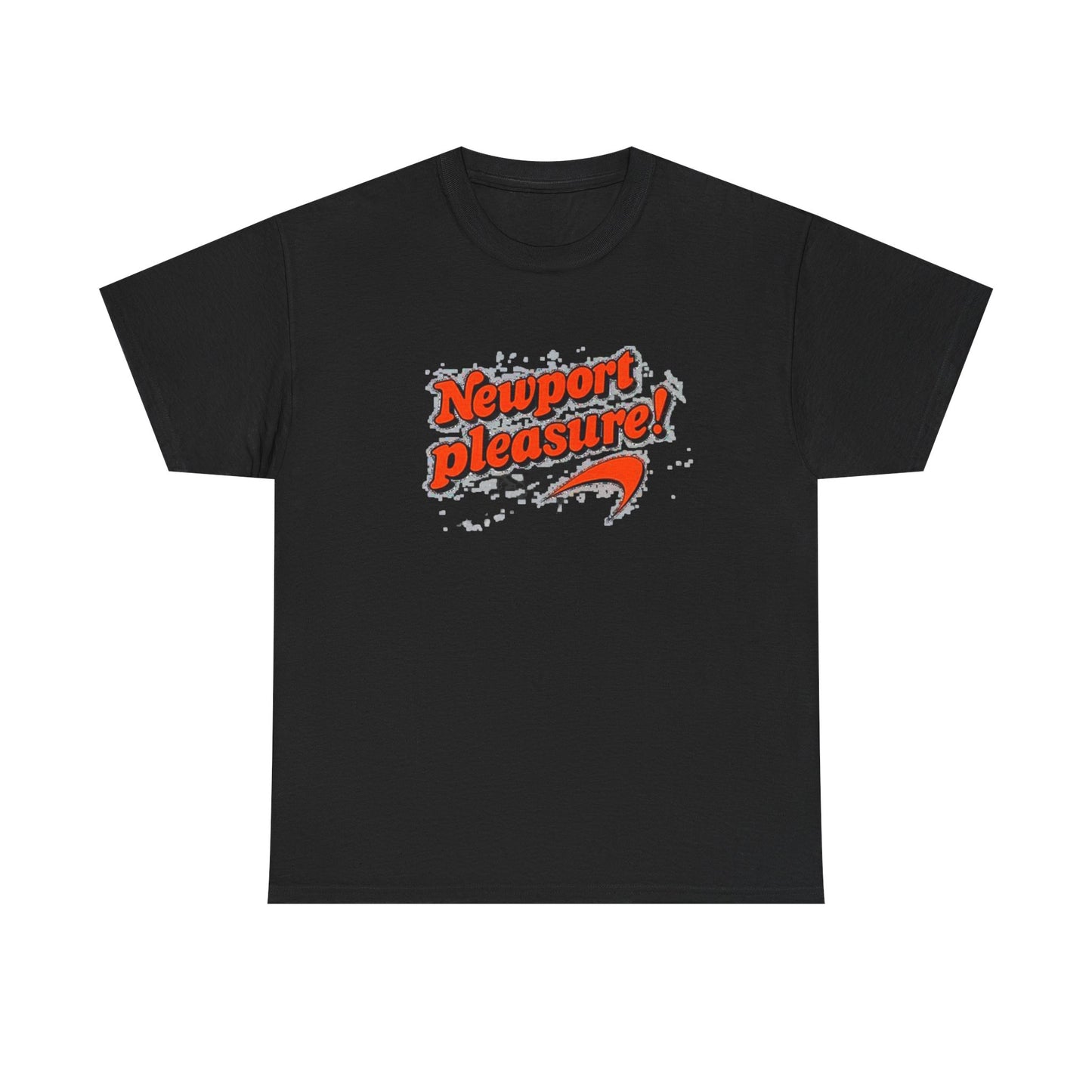 Newport Tshirt Newport Pleasure Vintage logo Cigarette Unisex Heavy Cotton Tee
