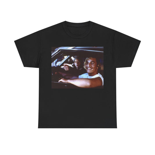 Dazed and Confused Tshirt Vintage Movie Poster Retro Texas Unisex Heavy Cottonn