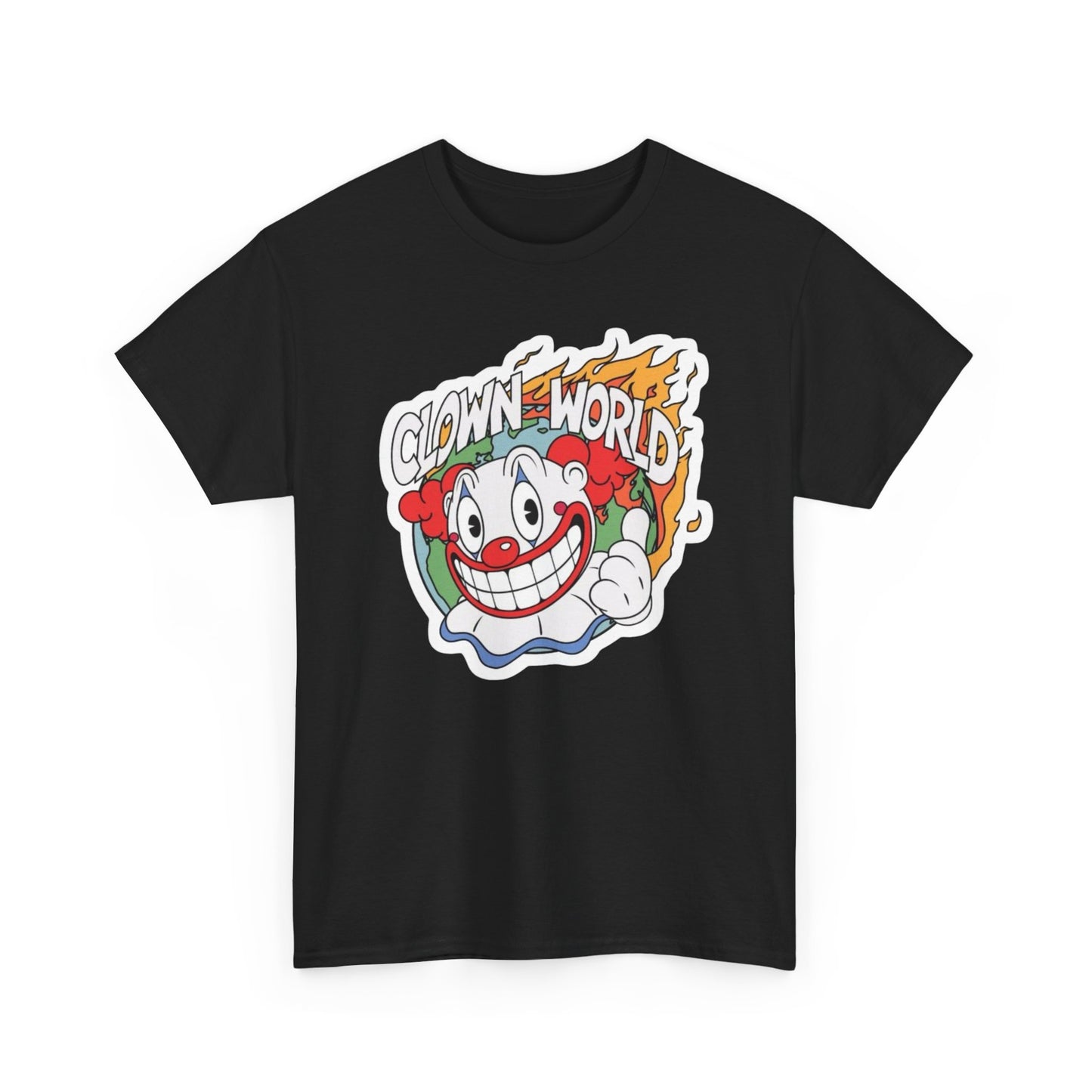 Clown World Graphic T-Shirt Unisex Heavy Cotton Tee Gift NEW