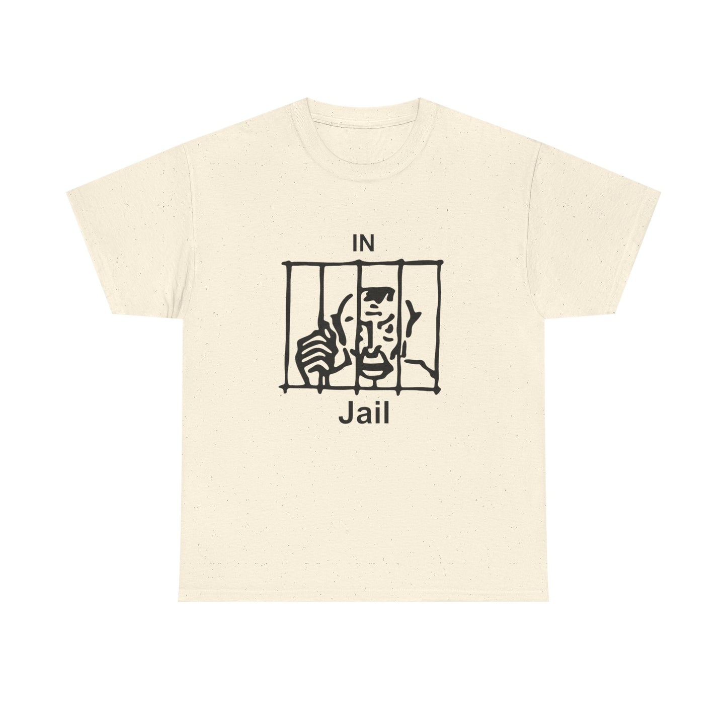 In Jail Graphic T Shirt NEW Unisex Heavy Cotton Tee