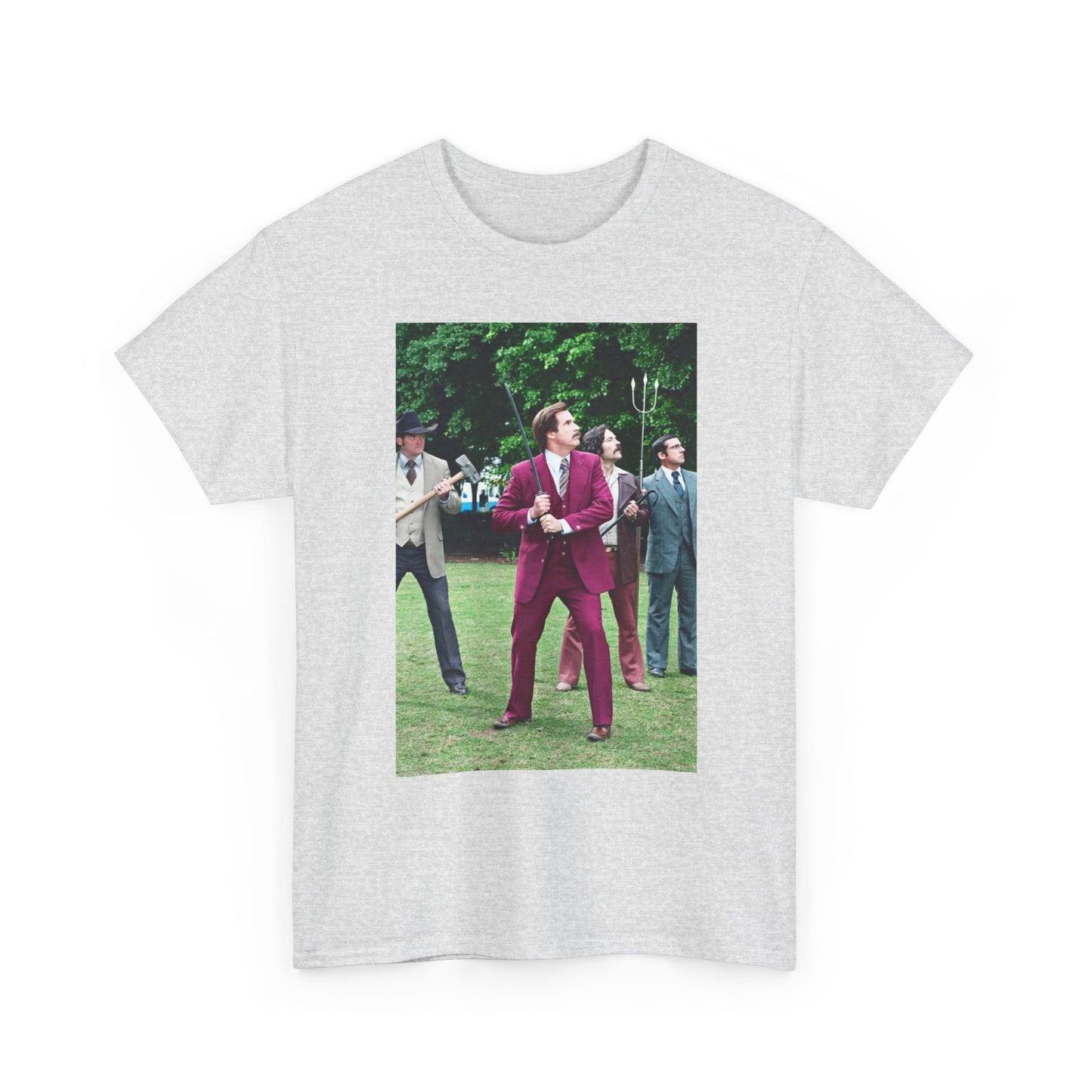 Anchorman Vintage Fight Scene Graphic T Shirt NEW Adult Tee