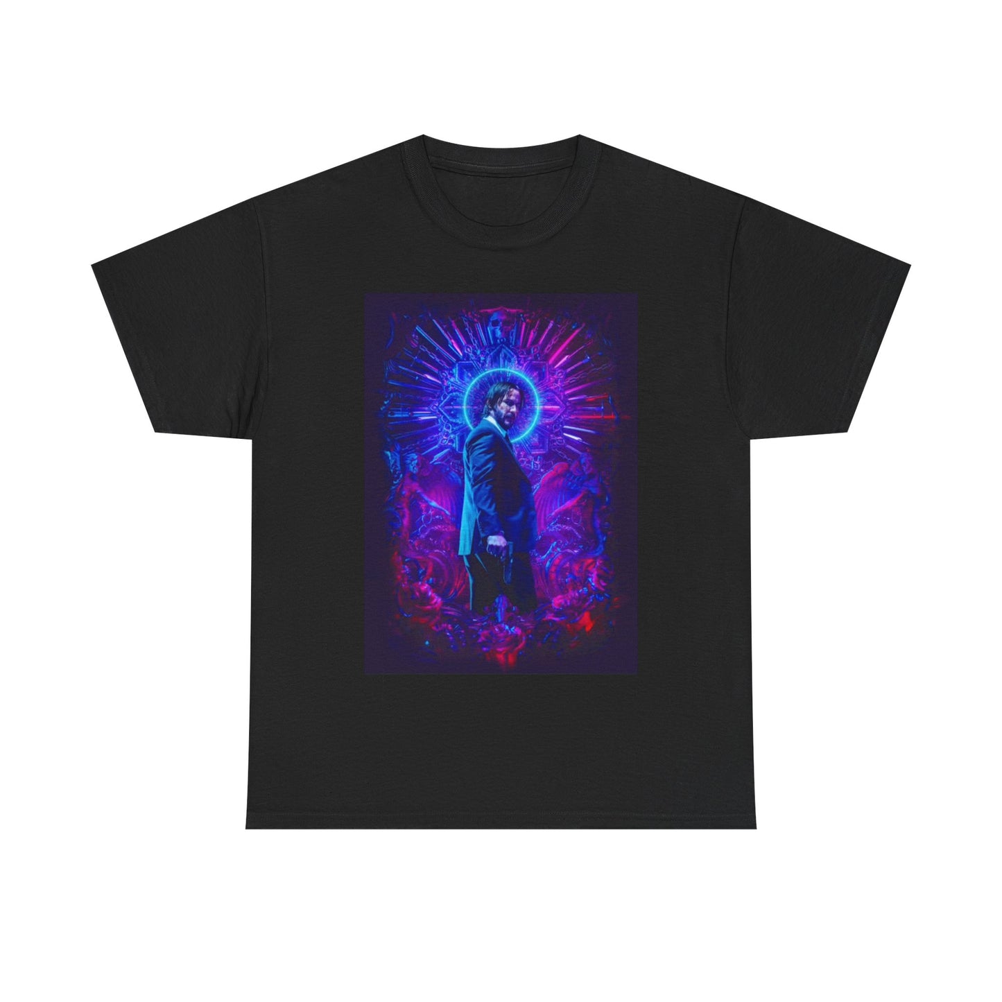 John Wick Tshirt Movie Action graphic The Continental Unisex Heavy Cotton Tee