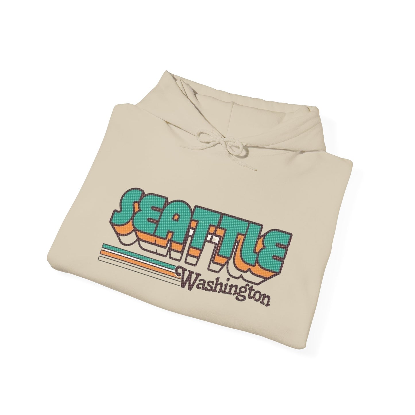 Seattle Washington Graphic Hoodie Heavy Blend™ NEW Sweatshirt