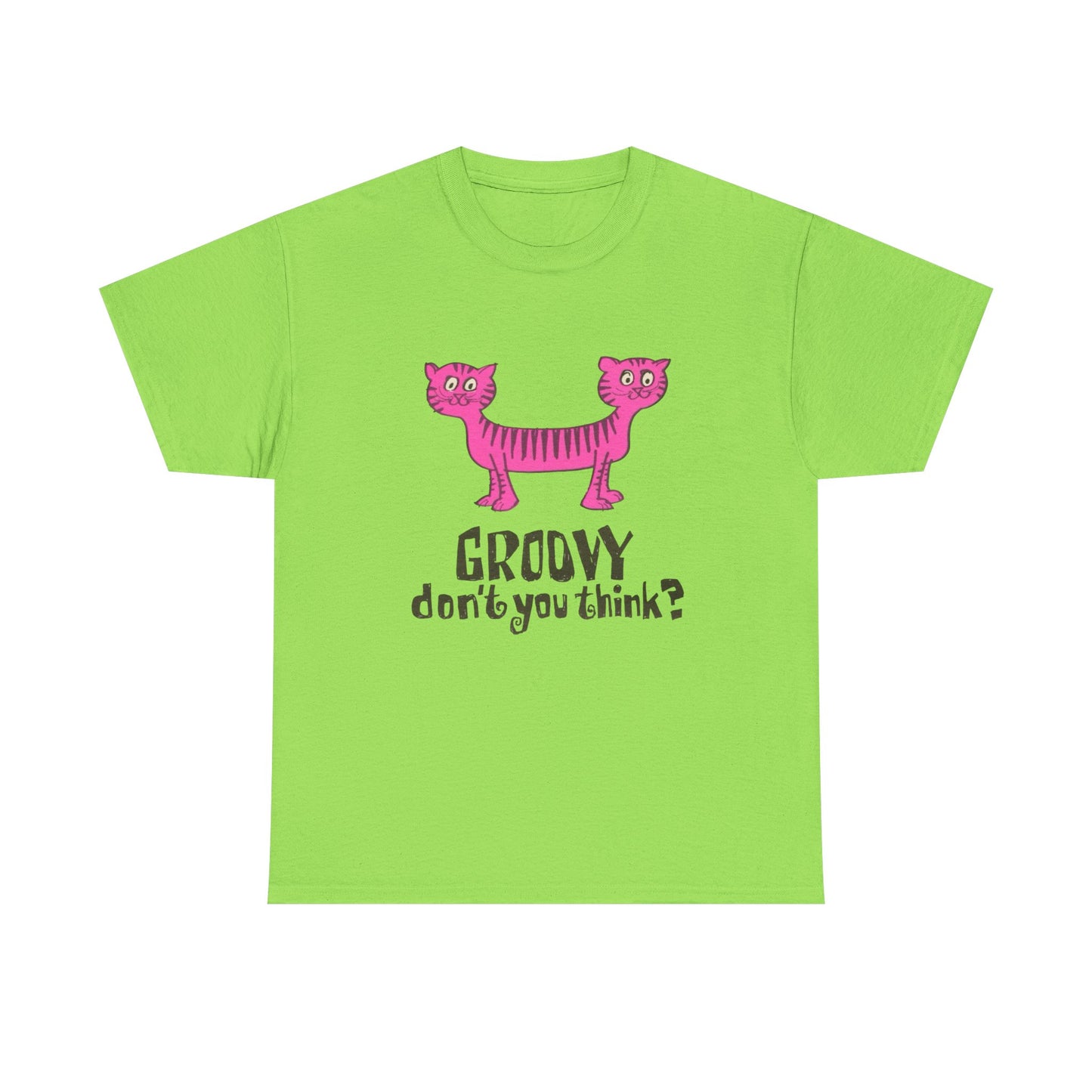Groovy Don't You Think Retro Graphic T Shirt NEW Adult Tee