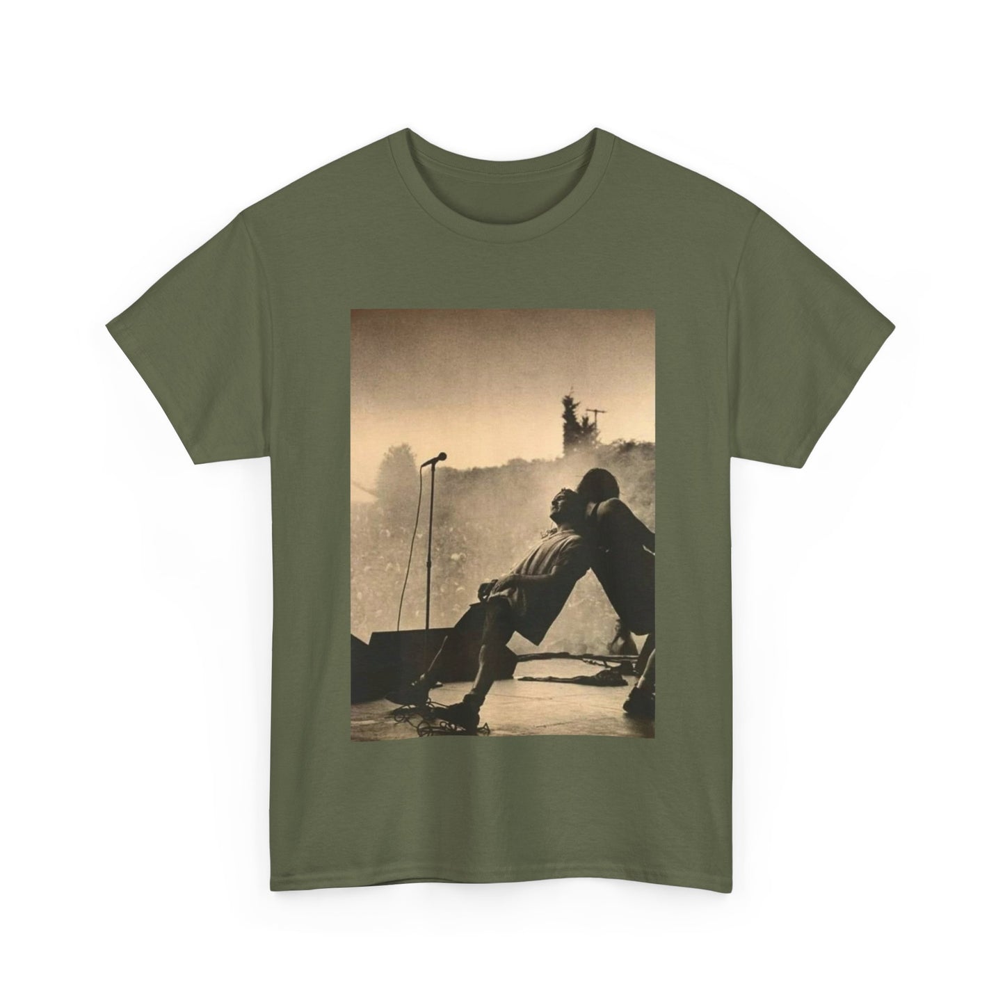 Pearl Jam TShirt vintage grunge stage  photo Unisex Heavy Cotton Tee OFFICIAL