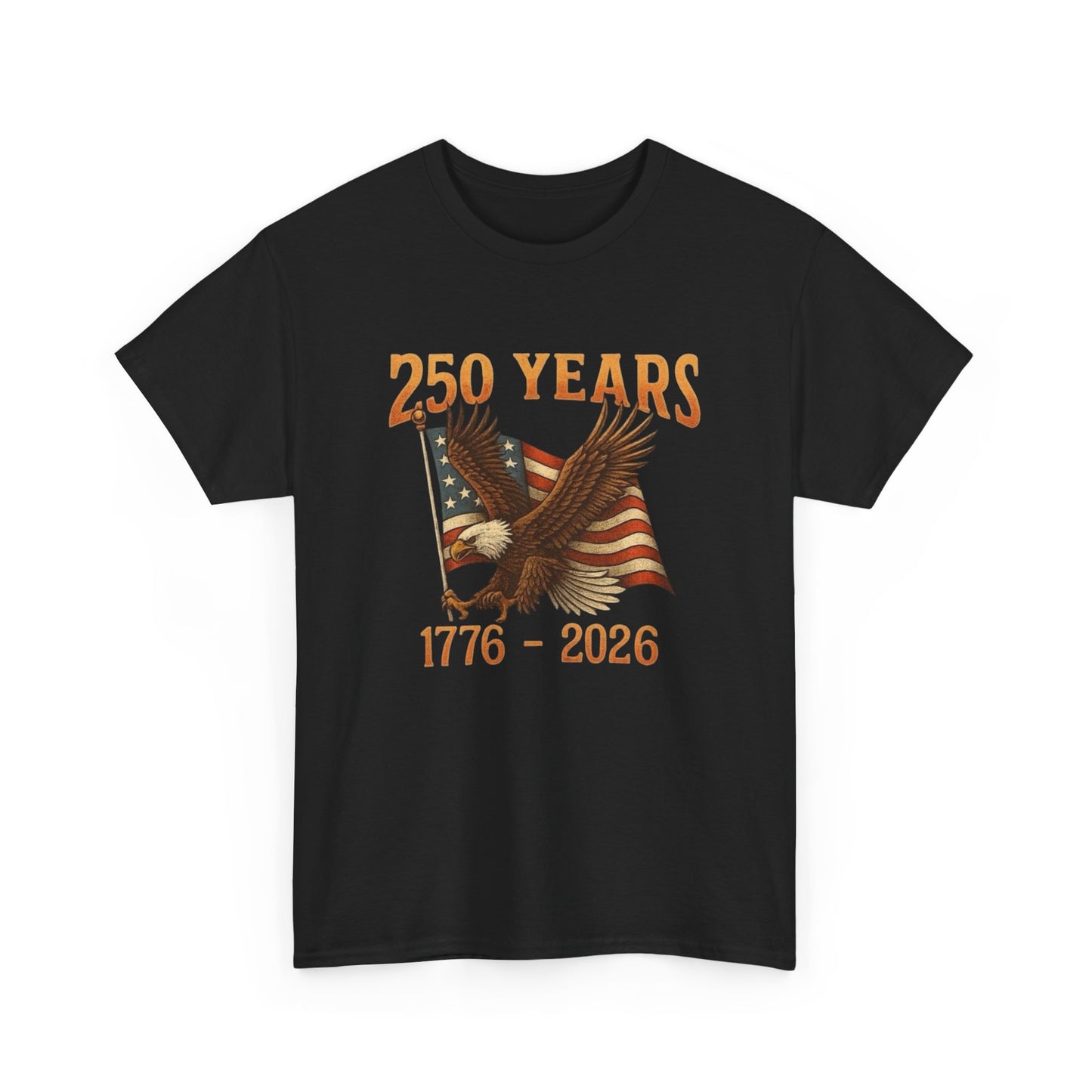 USA 250 Years Anniversary Graphic T Shirt Adult New Tee