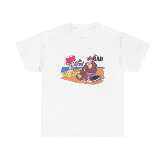 The Bad The Good Funny Beach T Shirt Graphic Unisex Heavy Cotton Tee NEW GIFT