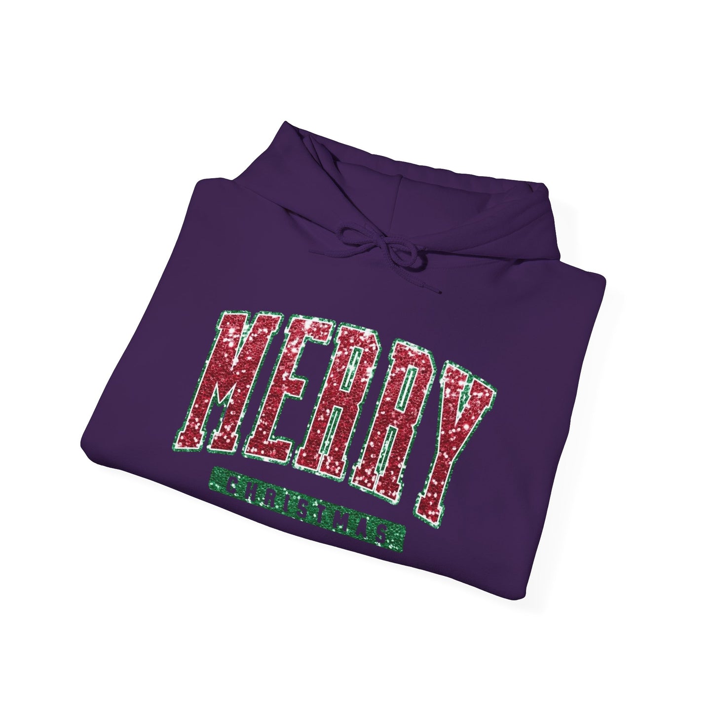 Merry Christmas Festive Graphic Hoodie Unisex Heavy Blend™ Hooded Sweatshirt NEW