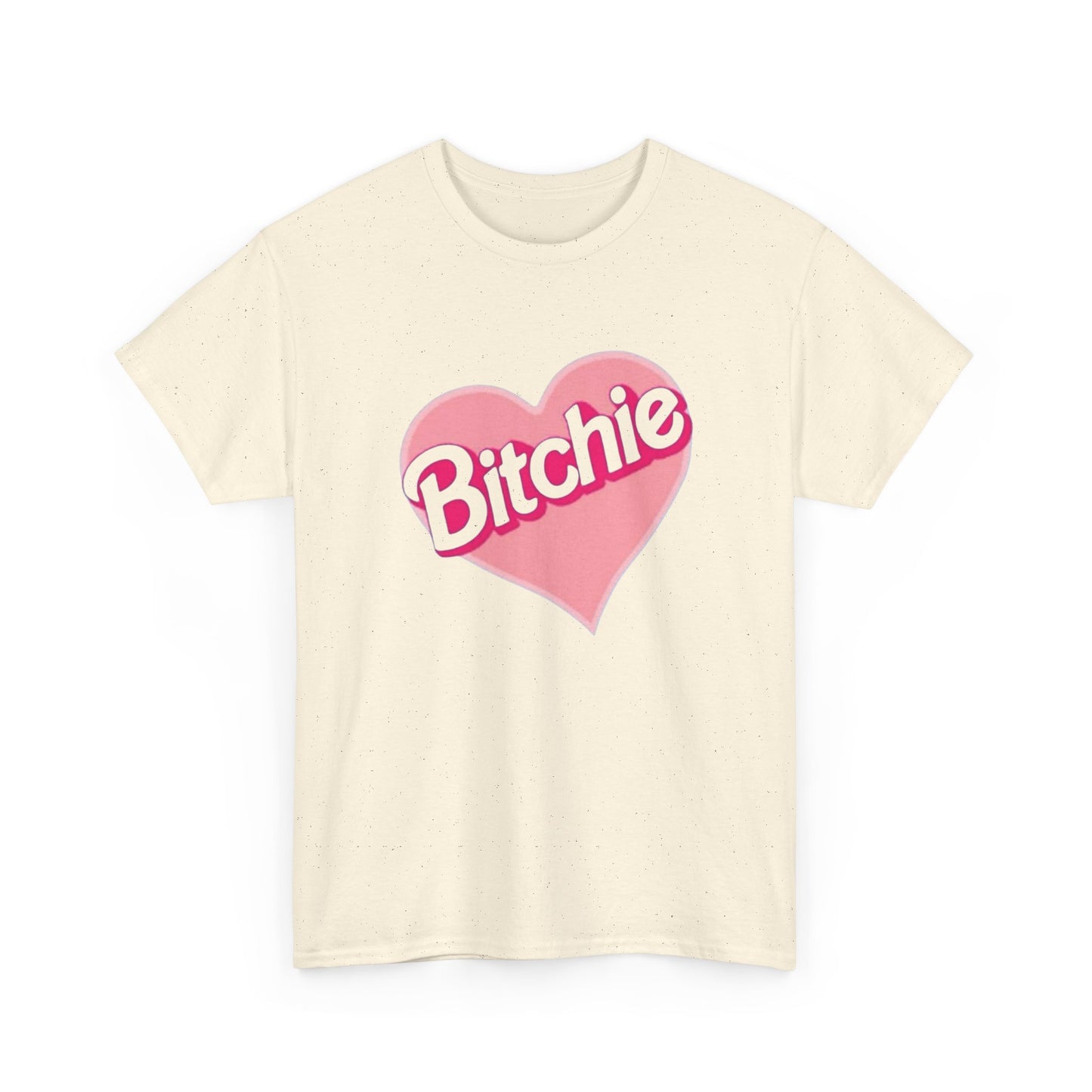 Bitchie Heart Graphic T Shirt NEW ADULT Heavy Cotton Tee