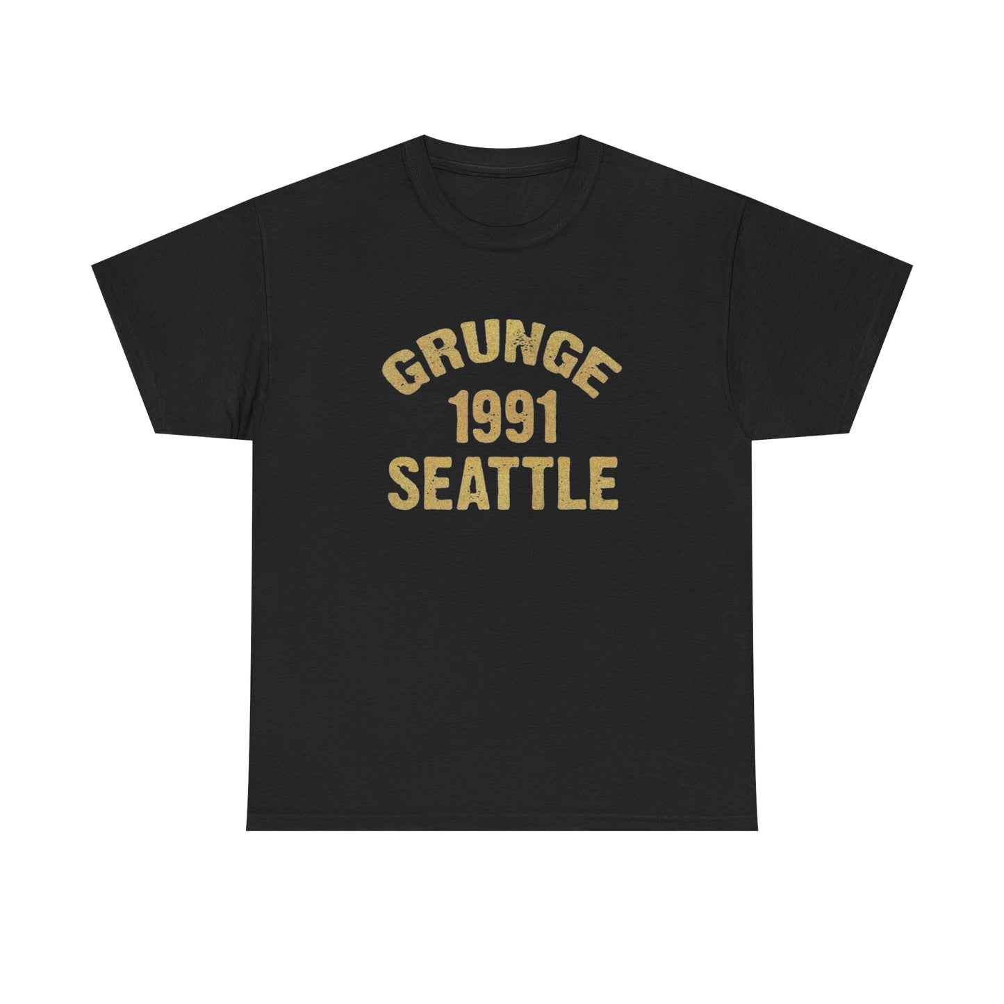 Grunge Seattle 90s Vintage Graphic T Shirt Unisex Heavy Cotton Tee