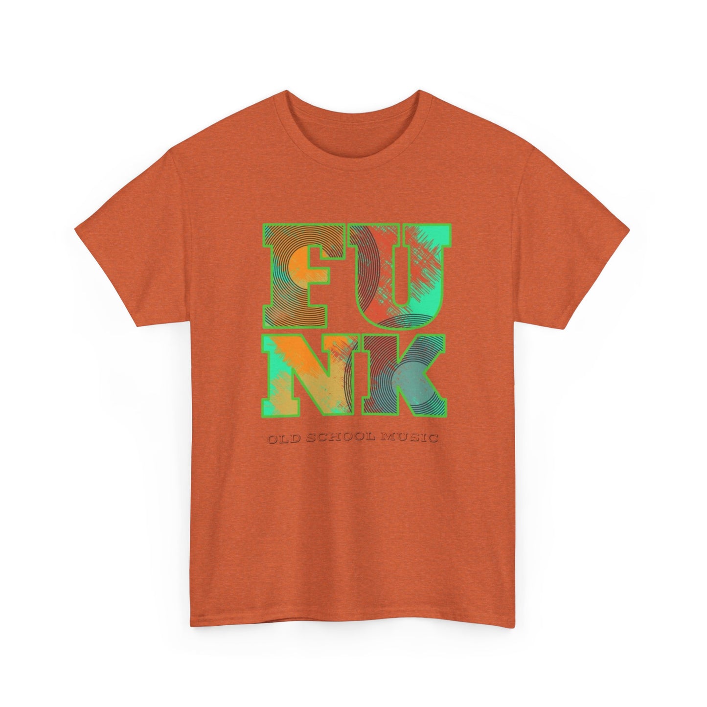 Funk Old School Music Graphic T Shirt NEW GIFT Unisex Heavy Cotton Tee