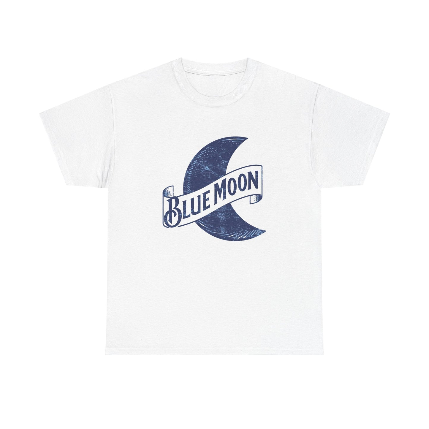 Blue Moon Graphic T Shirt NEW Unisex Heavy Cotton Tee