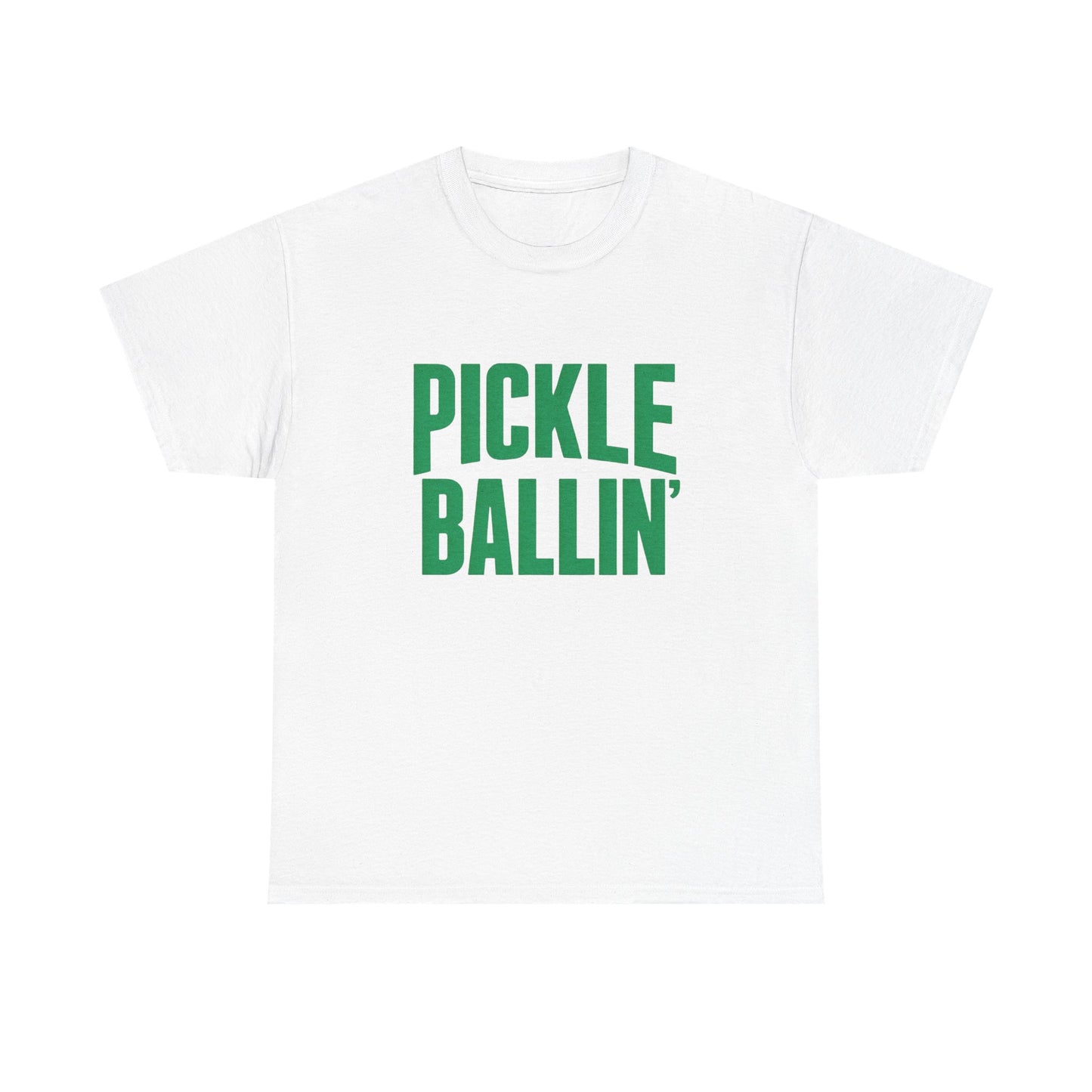 Pickle Ballin Retro Graphic T Shirt Heavy Cotton Tee