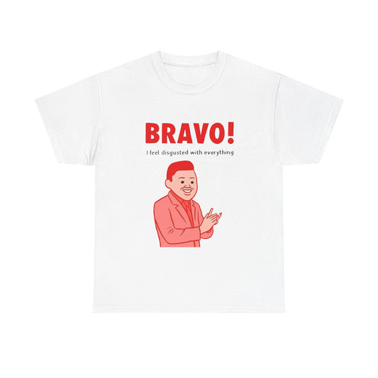 Bravo I Feel Disgusted By Everything Graphic T Shirt NEW ADULT TEE VINTAGE