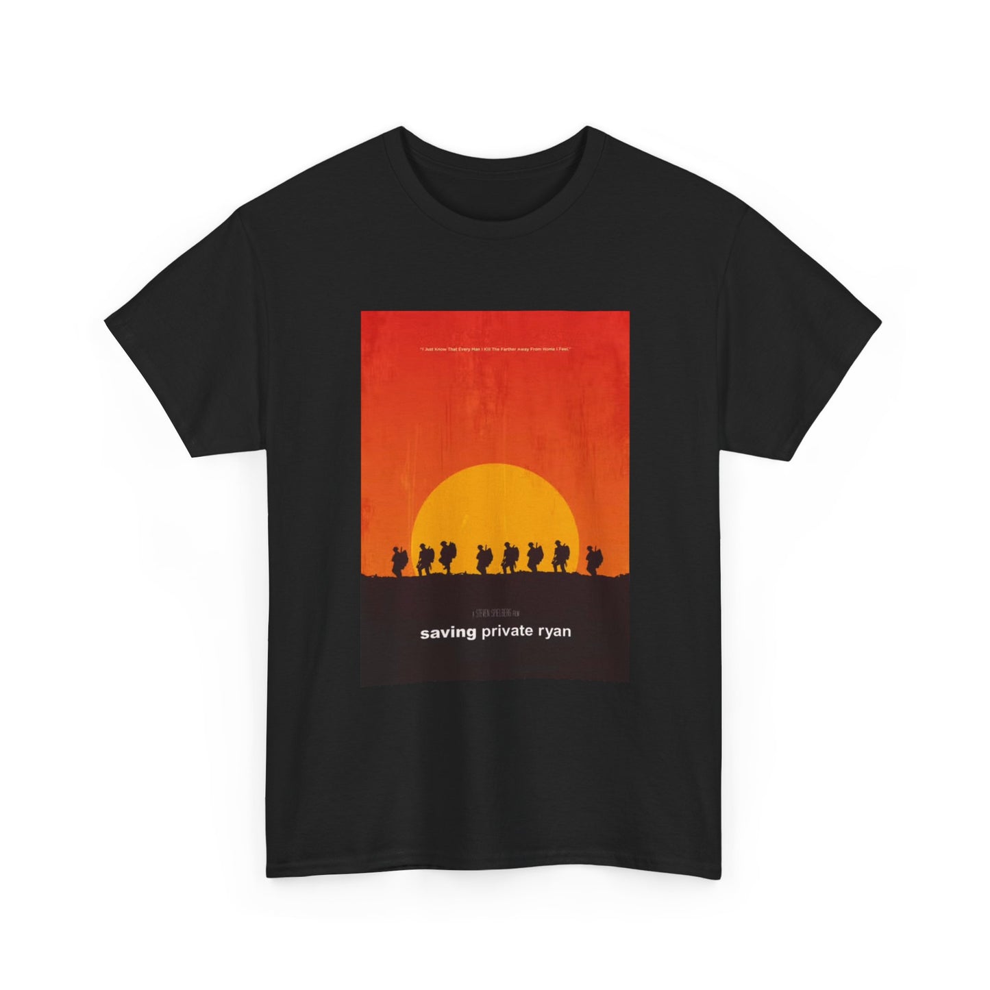 Saving Private Ryan Tshirt Vintage Movie Poster Military Unisex Heavy Cotton Tee
