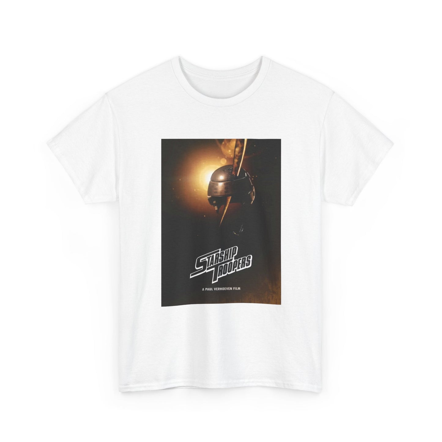 StarShip Troopers Tshirt Retro Action Movie Vintage Unisex Heavy Cotton Tee