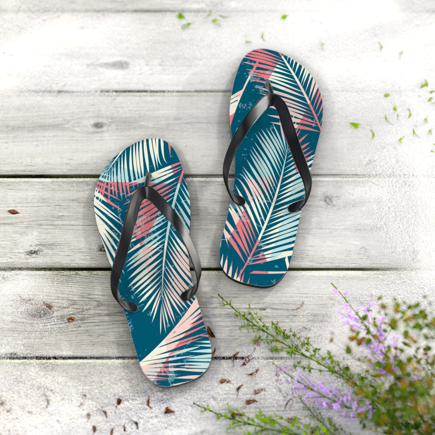 Summer Flowers Sandals Summer Flip Flops Slides BRAND NEW