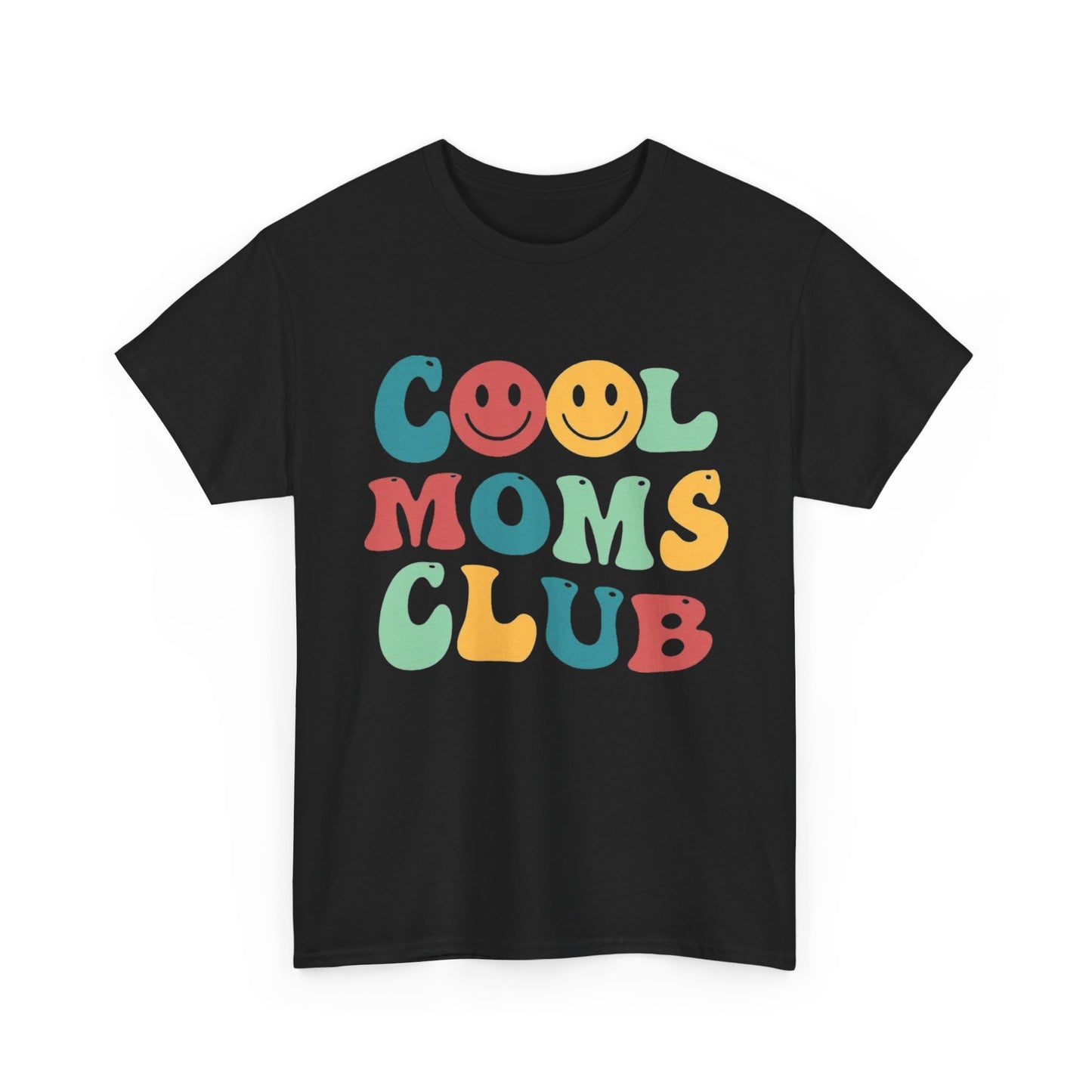 Cool Moms Club Women's Graphic T Shirt NEW MULTIPLE COLORS Gift Retro Design 90s