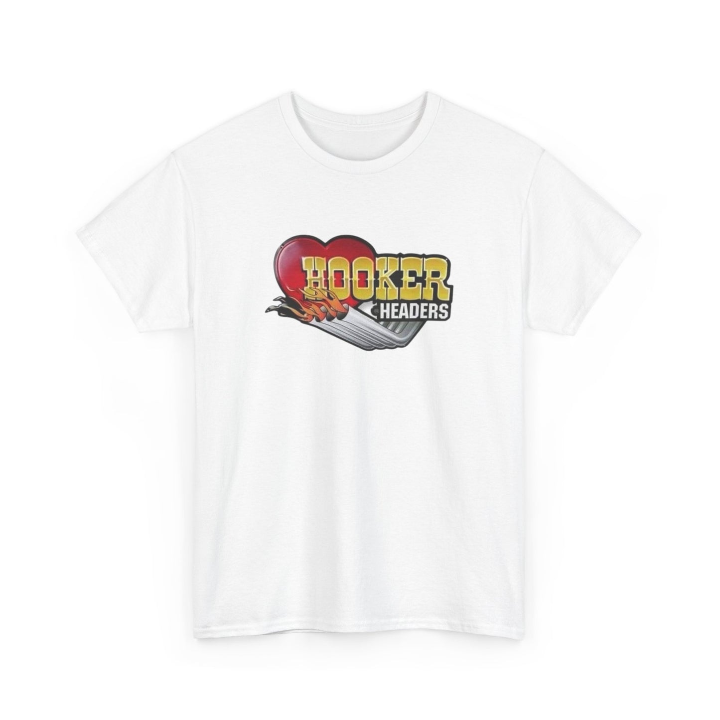 Hooker Headers T Shirt Graphic Muscle Car Unisex Heavy Cotton Tee NEW GIFT