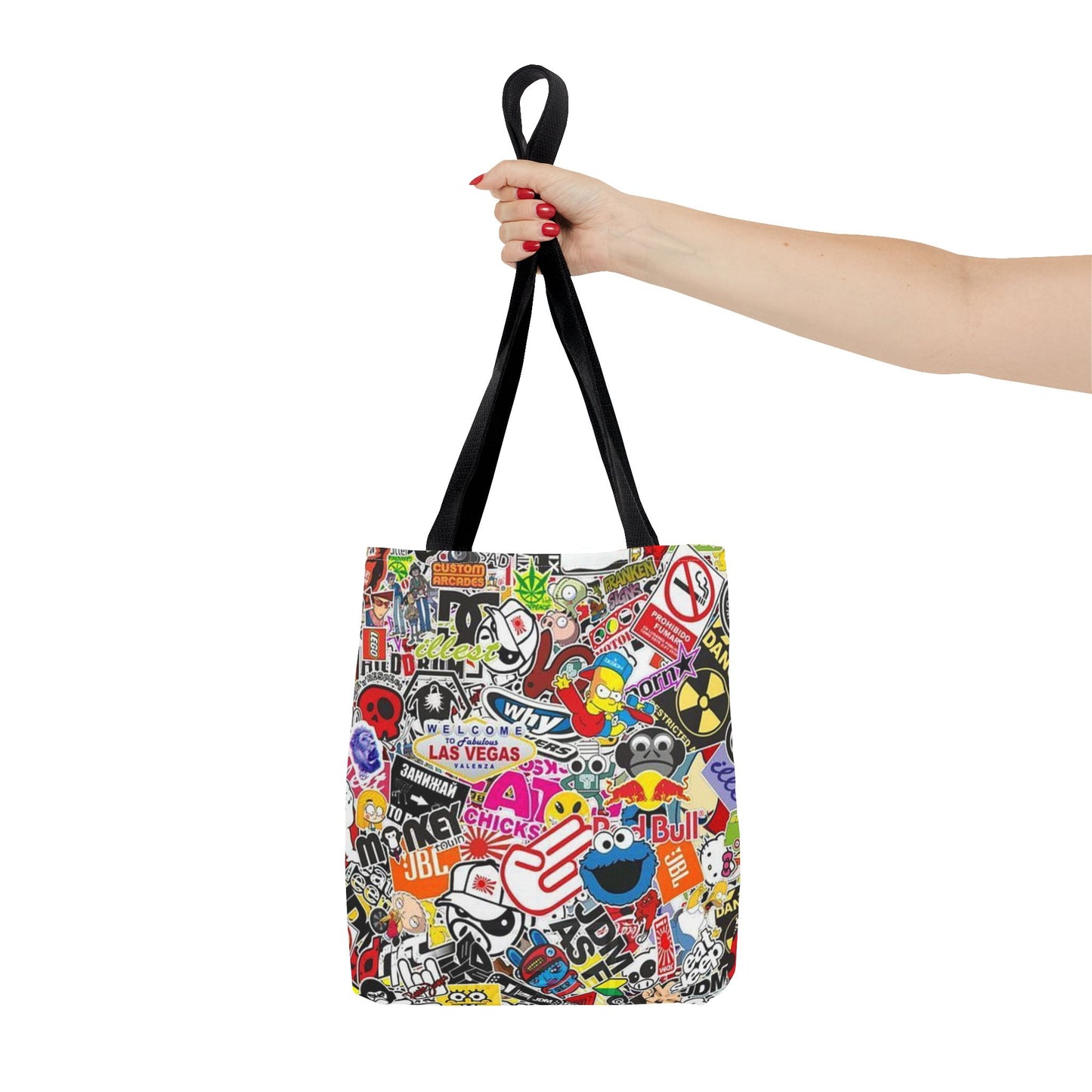 Skate Stickers All Over Print BRAND NEW Purse, Pocketbook,Travel Tote Bag