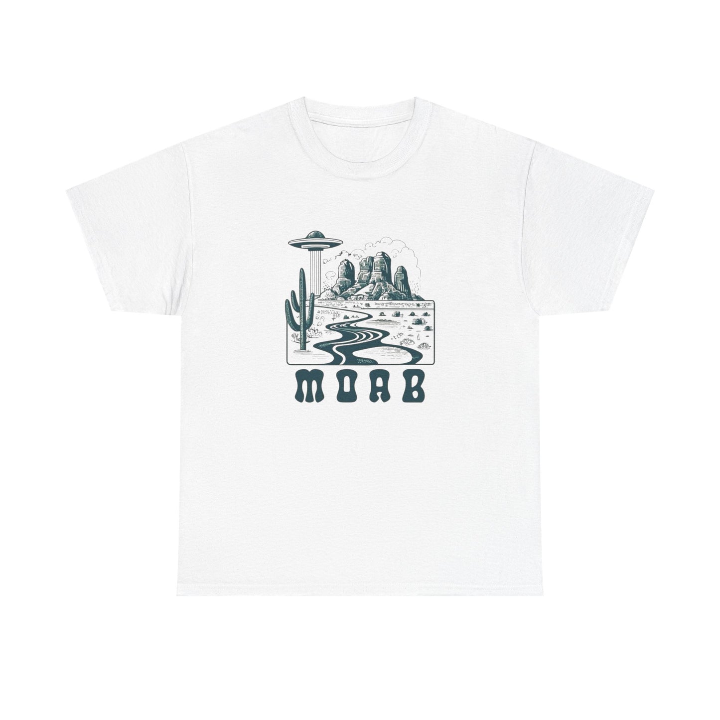 MOAB Outdoors Camping Western Graphic T Shirt Unisex Heavy Cotton Tee