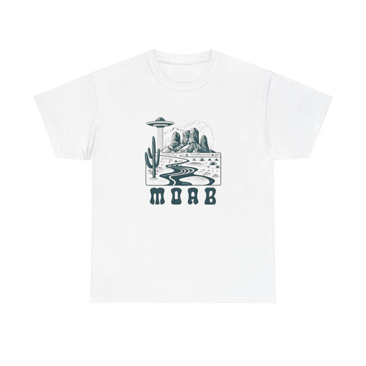 MOAB Outdoors Camping Western Graphic T Shirt Unisex Heavy Cotton Tee