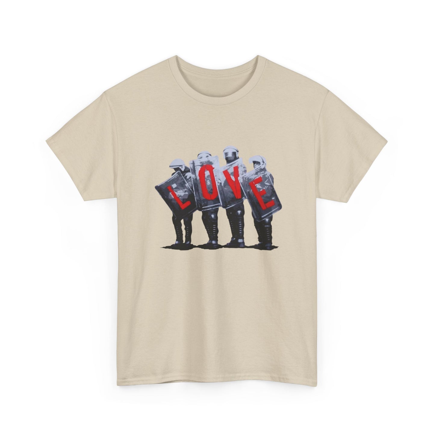 Love Riot Graphic T Shirt NEW GIFT Unisex Heavy Cotton Tee