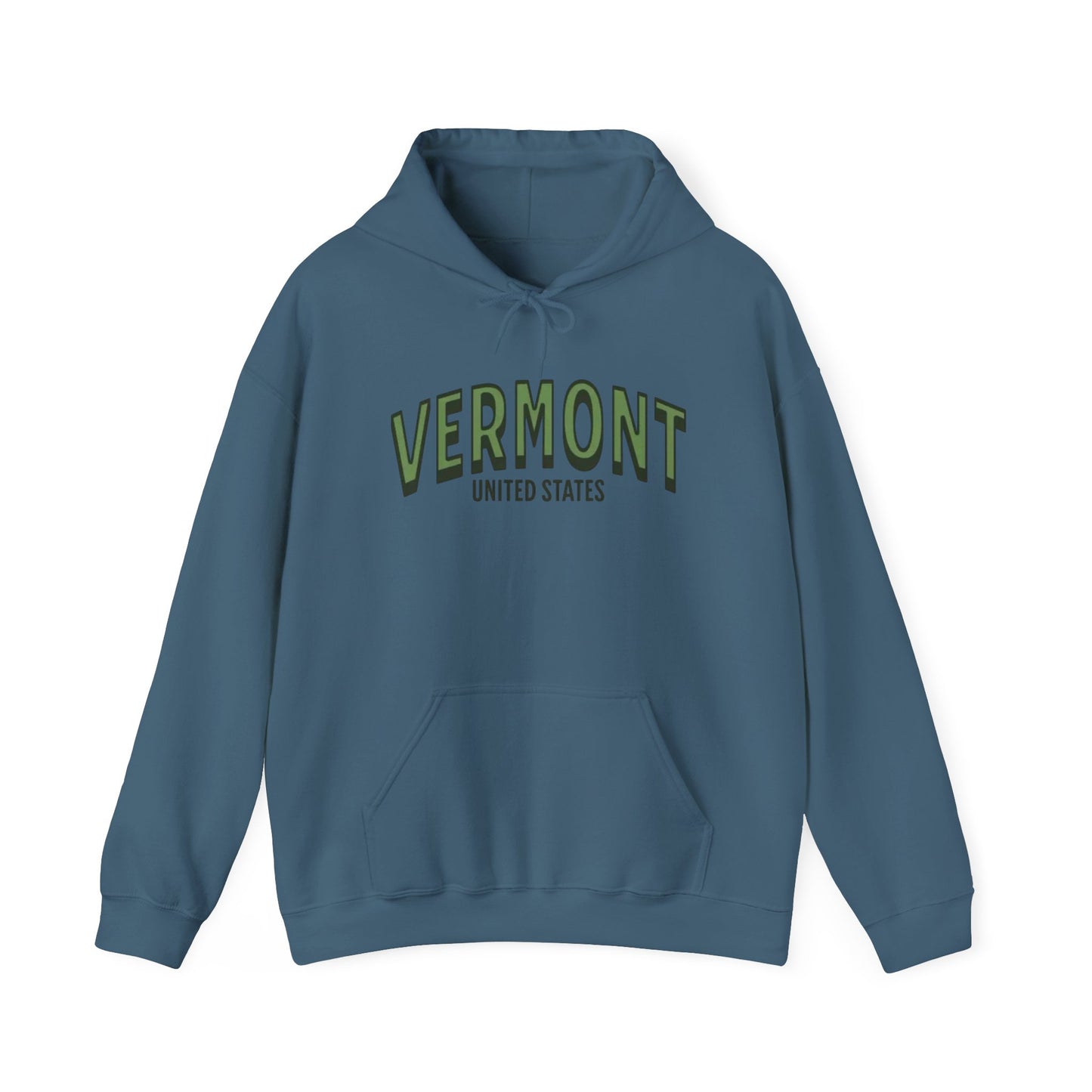 Vermont United States Graphic Hoodie Heavy Blend Sweatshirt NEW