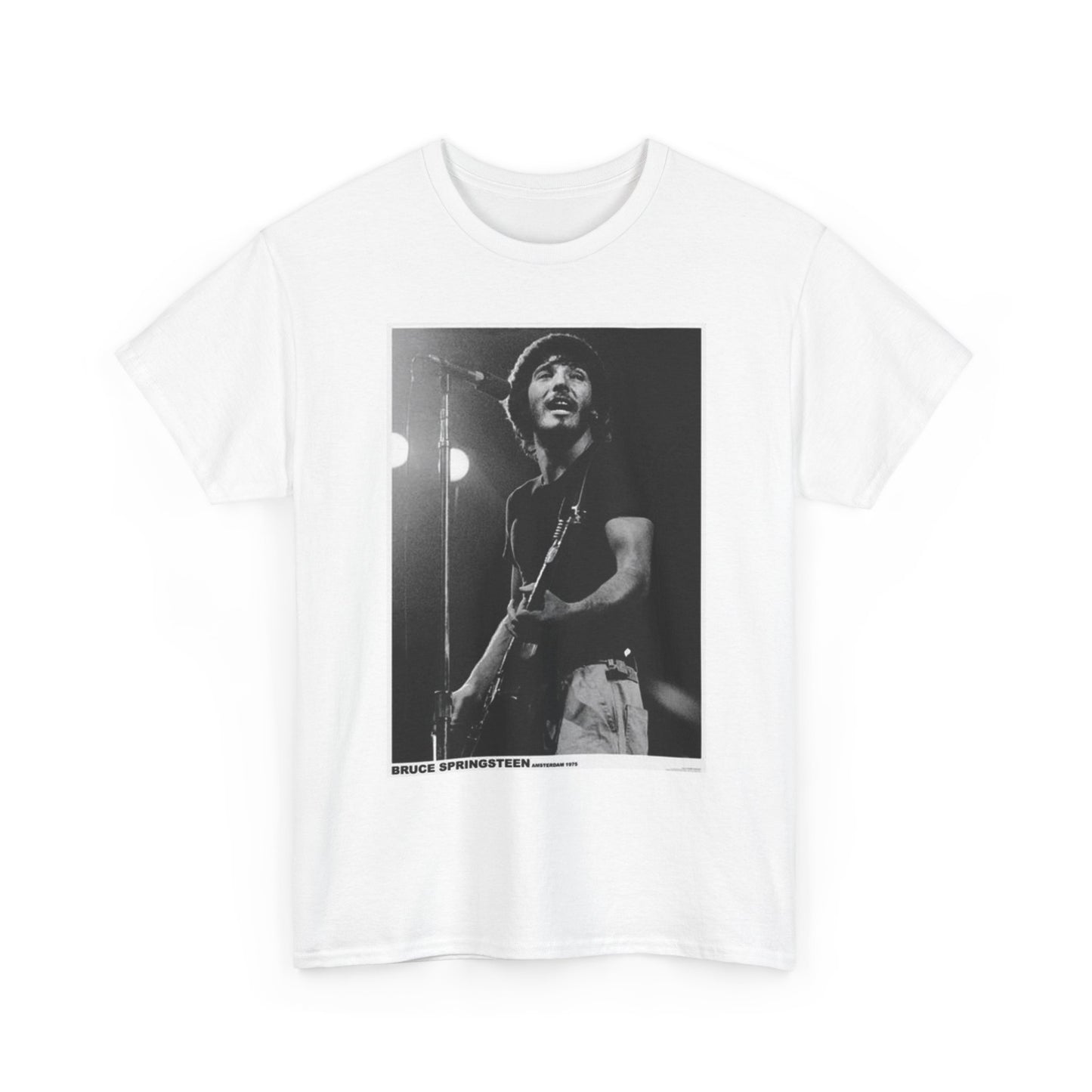 Bruce Springsteen Graphic T Shirt Vintage Photo Unisex Heavy Cotton Tee
