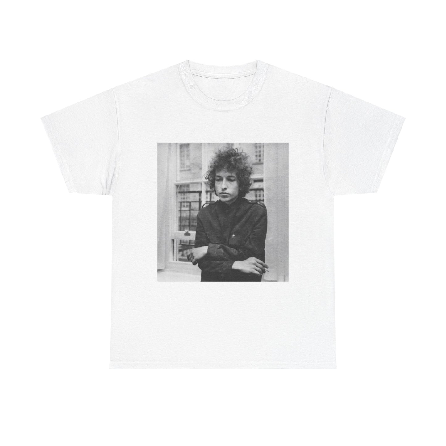 Bob Dylan T-shirt vintage classic rock art graphic Unisex Heavy Cotton Tee