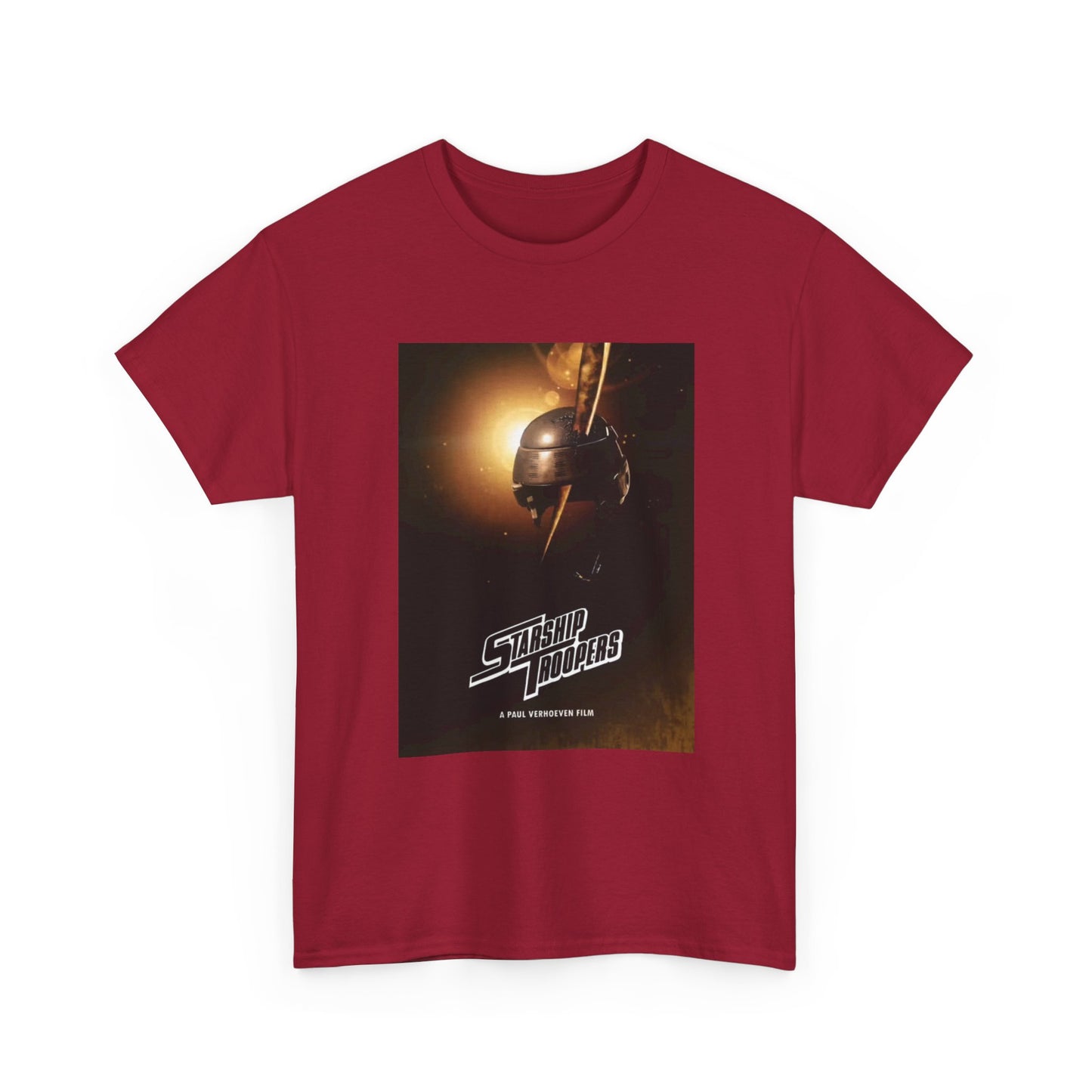 StarShip Troopers Tshirt Retro Action Movie Vintage Unisex Heavy Cotton Tee