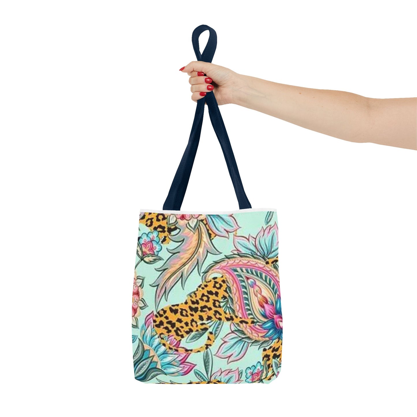 Cheetah Floral Graphic BRAND NEW MODERN Tote Bag (AOP)