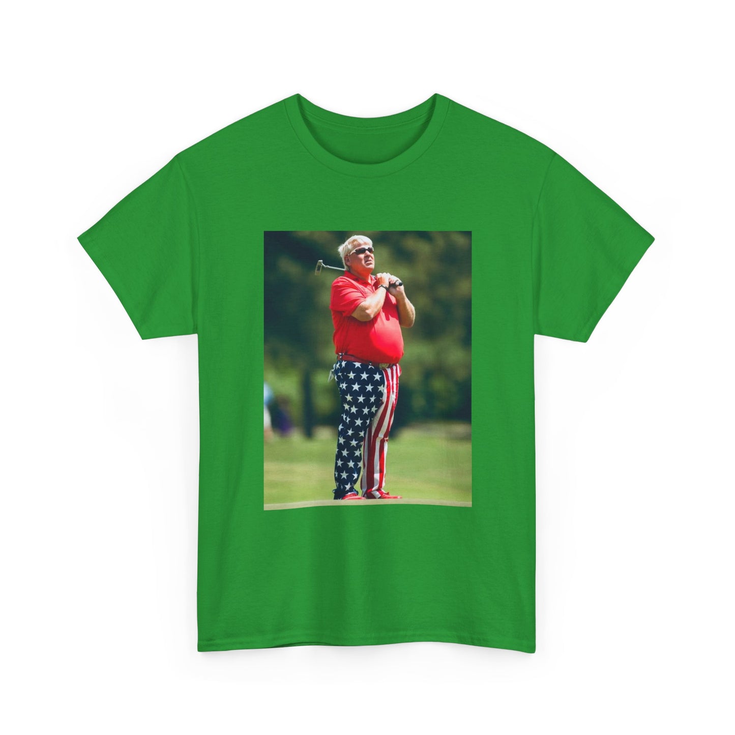 John Daly Tshirt Golf American Flag Masters Tiger woods Unisex Heavy Cotton Tee