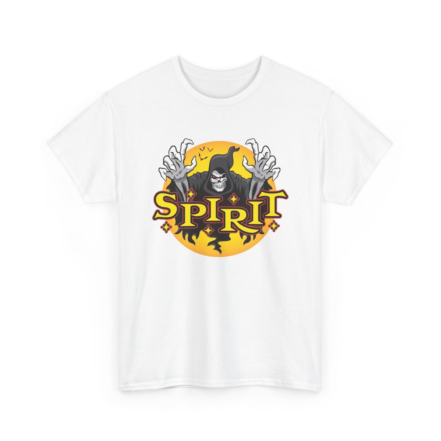 Spirit Halloween Graphic T SHirt Retro Funny Horror Unisex Heavy Cotton Tee