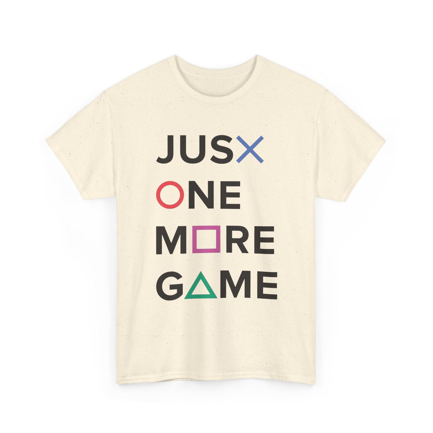 Just One More Game Retro Gaming Graphic T Shirt NEW GIFT Unisex Heavy Cotton Tee